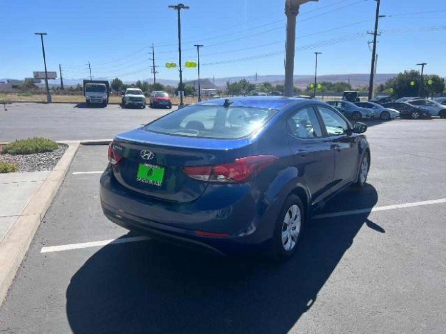 2016 Lakeside Blue /Gray Hyundai Elantra SE (5NPDH4AE2GH) with an Nu 1.8L I-4 DOHC engine, Automatic transmission, located at 940 North Main Street, Cedar City, UT, 84720, (435) 628-0023, 37.692936, -113.061897 - We specialize in helping ALL people get the best financing available. No matter your credit score, good, bad or none we can get you an amazing rate. Had a bankruptcy, divorce, or repossessions? We give you the green light to get your credit back on the road. Low down and affordable payments that fit - Photo#6