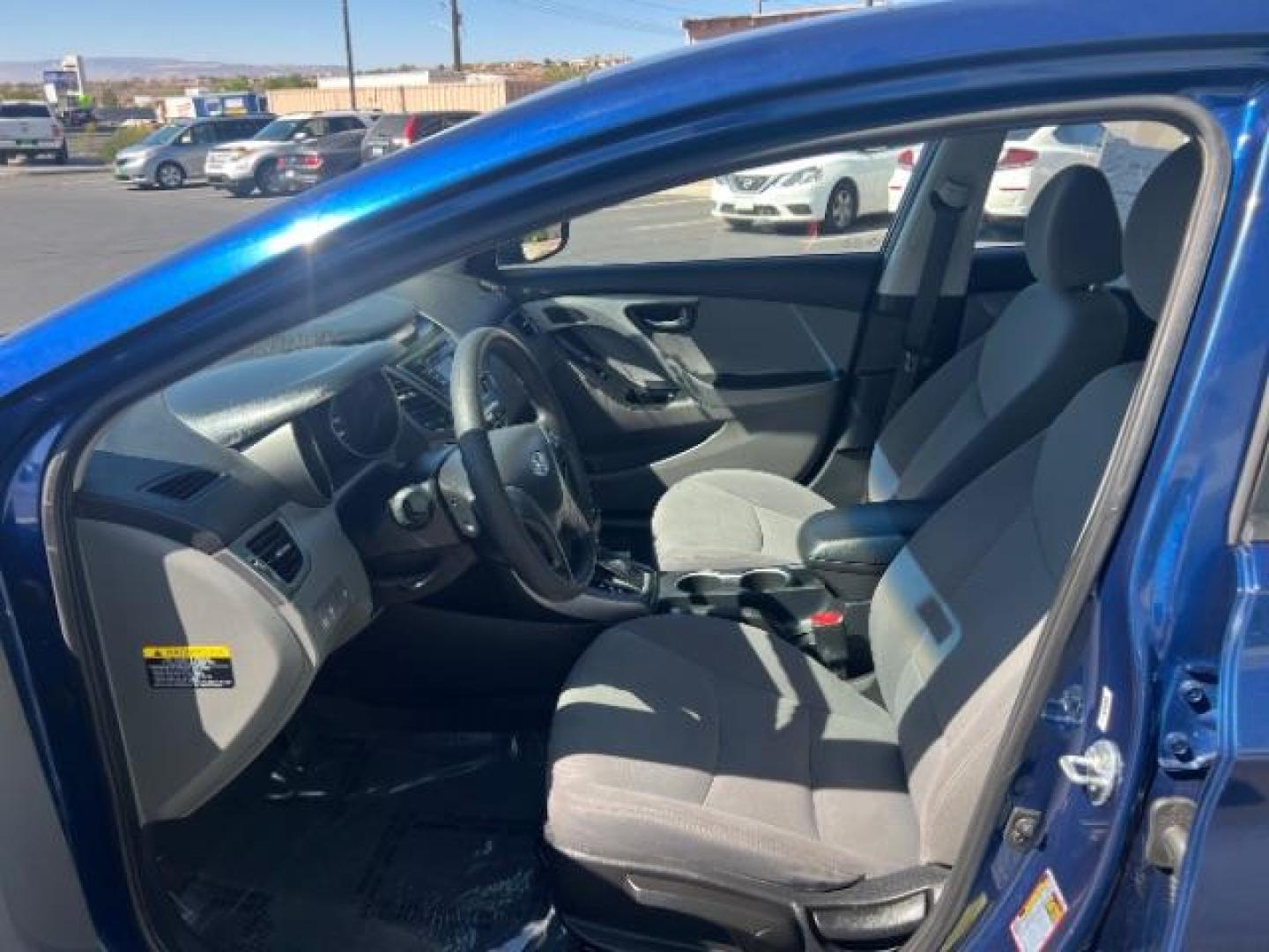 2016 Lakeside Blue /Gray Hyundai Elantra SE (5NPDH4AE2GH) with an Nu 1.8L I-4 DOHC engine, Automatic transmission, located at 940 North Main Street, Cedar City, UT, 84720, (435) 628-0023, 37.692936, -113.061897 - We specialize in helping ALL people get the best financing available. No matter your credit score, good, bad or none we can get you an amazing rate. Had a bankruptcy, divorce, or repossessions? We give you the green light to get your credit back on the road. Low down and affordable payments that fit - Photo#14