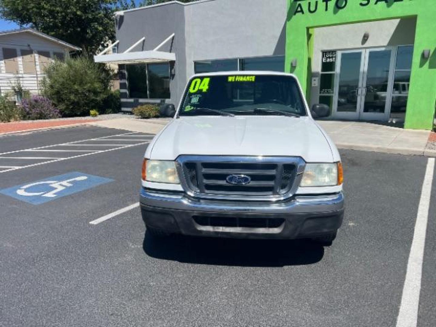 2004 Oxford White /Medium Dark Flint Cloth Interior Ford Ranger XLT SuperCab 3.0L AT 2WD (1FTYR44U94P) with an 3.0L V6 OHV 12V engine, 5-Speed Automatic transmission, located at 940 North Main Street, Cedar City, UT, 84720, (435) 628-0023, 37.692936, -113.061897 - Photo#1
