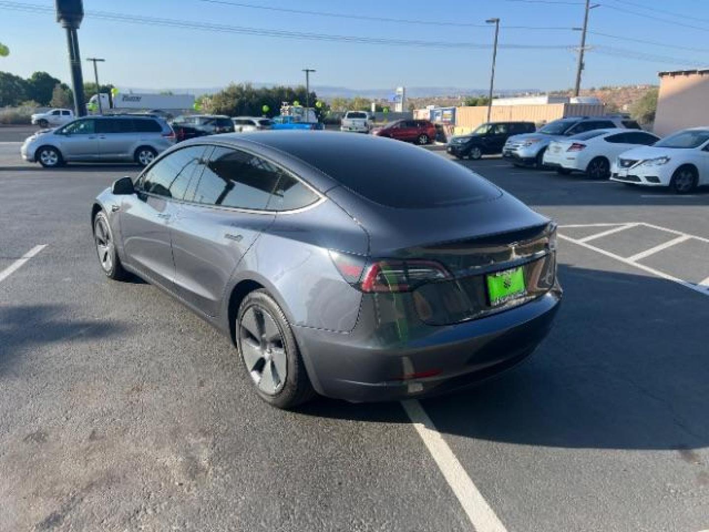 2022 Midnight Silver Metallic /Black Tesla Model 3 Long Range Dual Motor All-Wheel Drive (5YJ3E1EB8NF) with an ELECTRIC engine, Continuously Variable Transmission transmission, located at 1865 East Red Hills Pkwy, St. George, 84770, (435) 628-0023, 37.120850, -113.543640 - ****Price includes $4k IRS EV REBATE**** We are approved to file the EV rebate directly with the IRS. We recived the funds in 7 days and take credit off the price of car. Check with IRS EV website to be sure you qualify. This program ends Sept 30th so ACT FAST! This Tesla is an AWD Long Range. Bat - Photo#6