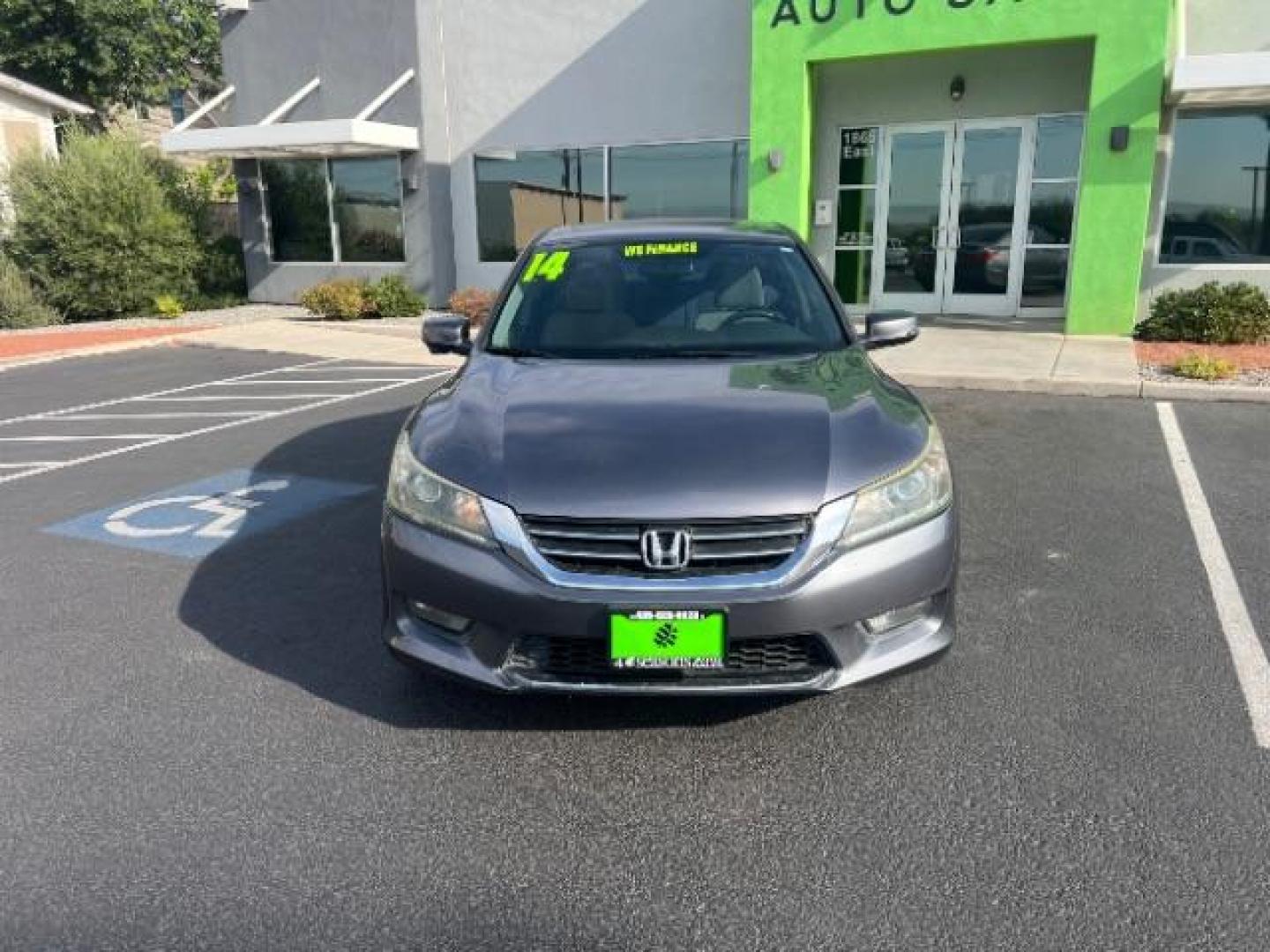 2014 Modern Steel Metallic /Gray Honda Accord EX (1HGCR2F74EA) with an 2.4L I-4 gasoline direct injection engine, Automatic transmission, located at 1865 East Red Hills Pkwy, St. George, 84770, (435) 628-0023, 37.120850, -113.543640 - We specialize in helping ALL people get the best financing available. No matter your credit score, good, bad or none we can get you an amazing rate. Had a bankruptcy, divorce, or repossessions? We give you the green light to get your credit back on the road. Low down and affordable payments that fit - Photo#1