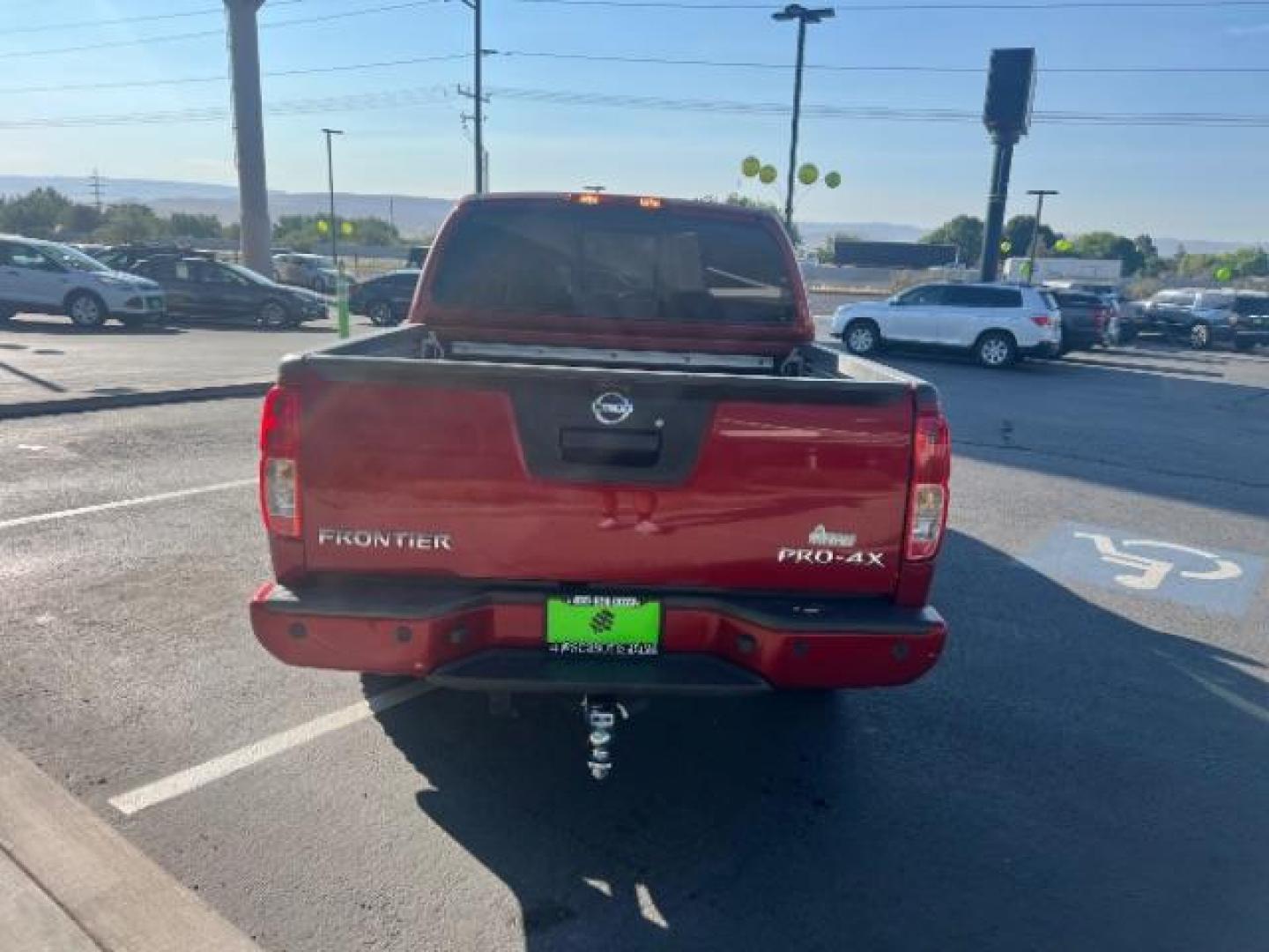 2018 Lava Red /Graphite w/White Stitching, cloth Nissan Frontier PRO-4X Crew Cab 5AT 4WD (1N6AD0EV9JN) with an 4.0L V6 DOHC 24V engine, 5-Speed Automatic transmission, located at 1865 East Red Hills Pkwy, St. George, 84770, (435) 628-0023, 37.120850, -113.543640 - Photo#5