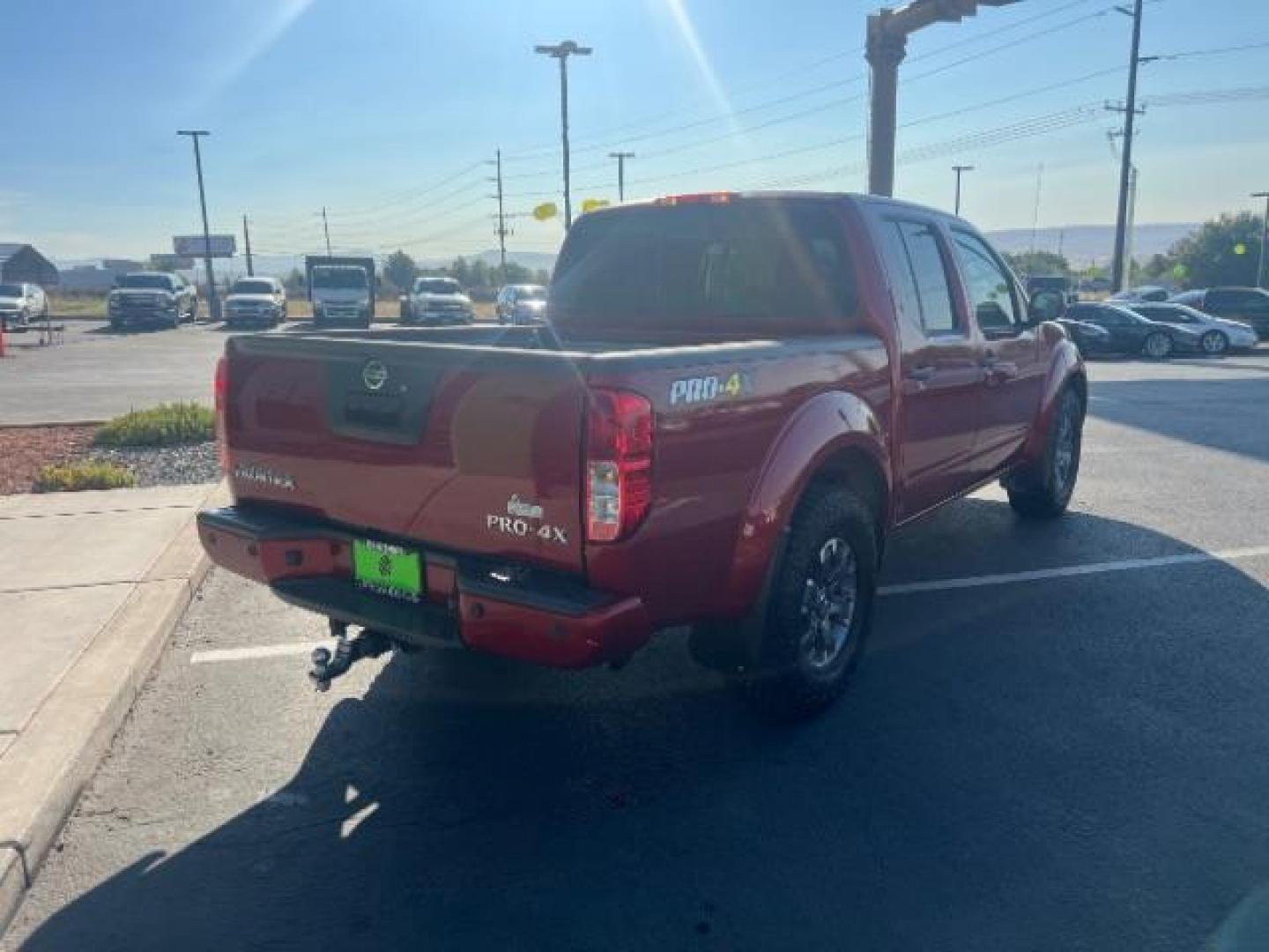 2018 Lava Red /Graphite w/White Stitching, cloth Nissan Frontier PRO-4X Crew Cab 5AT 4WD (1N6AD0EV9JN) with an 4.0L V6 DOHC 24V engine, 5-Speed Automatic transmission, located at 1865 East Red Hills Pkwy, St. George, 84770, (435) 628-0023, 37.120850, -113.543640 - Photo#6