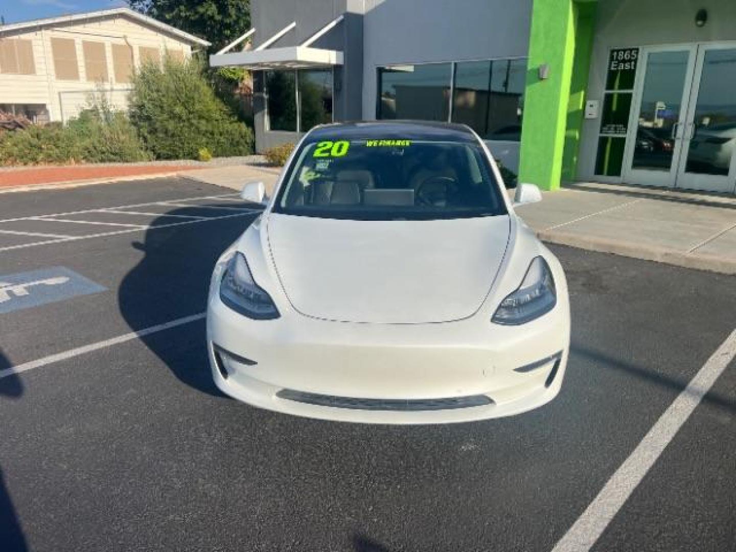 2020 Pearl White Multi-Coat /Black Tesla Model 3 Long Range Dual Motor All-Wheel Drive (5YJ3E1EBXLF) with an ELECTRIC engine, Continuously Variable Transmission transmission, located at 1865 East Red Hills Pkwy, St. George, 84770, (435) 628-0023, 37.120850, -113.543640 - ****Price includes $4k IRS EV REBATE**** We are approved to file the EV rebate directly with the IRS. We recived the funds in 7 days and take credit off the price of car. Check with IRS EV website to be sure you qualify. This program ends Sept 30th so ACT FAST! This Tesla is an AWD Long Range. FUL - Photo#3