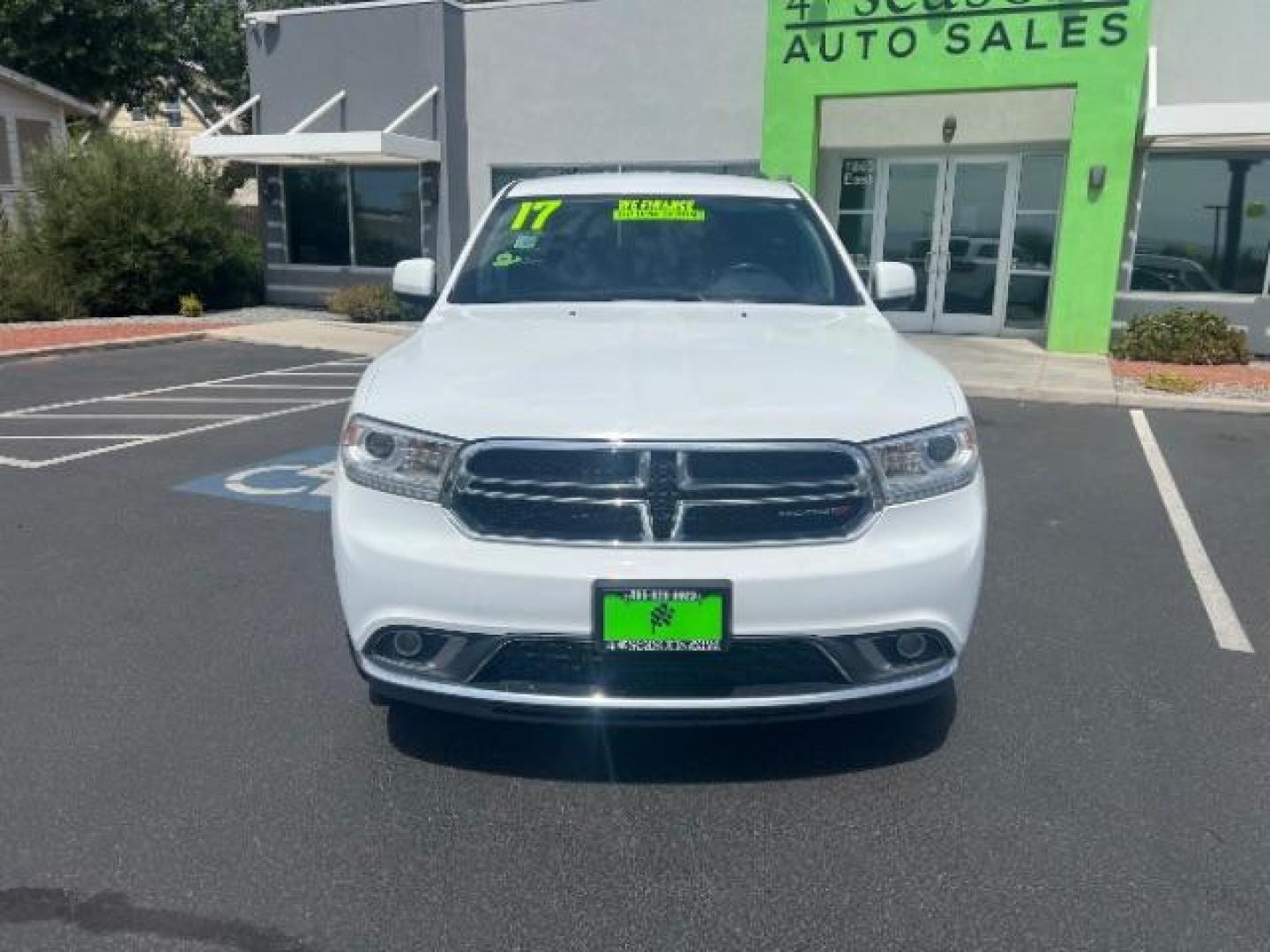 2017 White Knuckle Clearcoat /Black Dodge Durango SXT RWD (1C4RDHAG1HC) with an Pentastar 3.6L V-6 DOHC engine, Automatic transmission, located at 1865 East Red Hills Pkwy, St. George, 84770, (435) 628-0023, 37.120850, -113.543640 - Photo#1