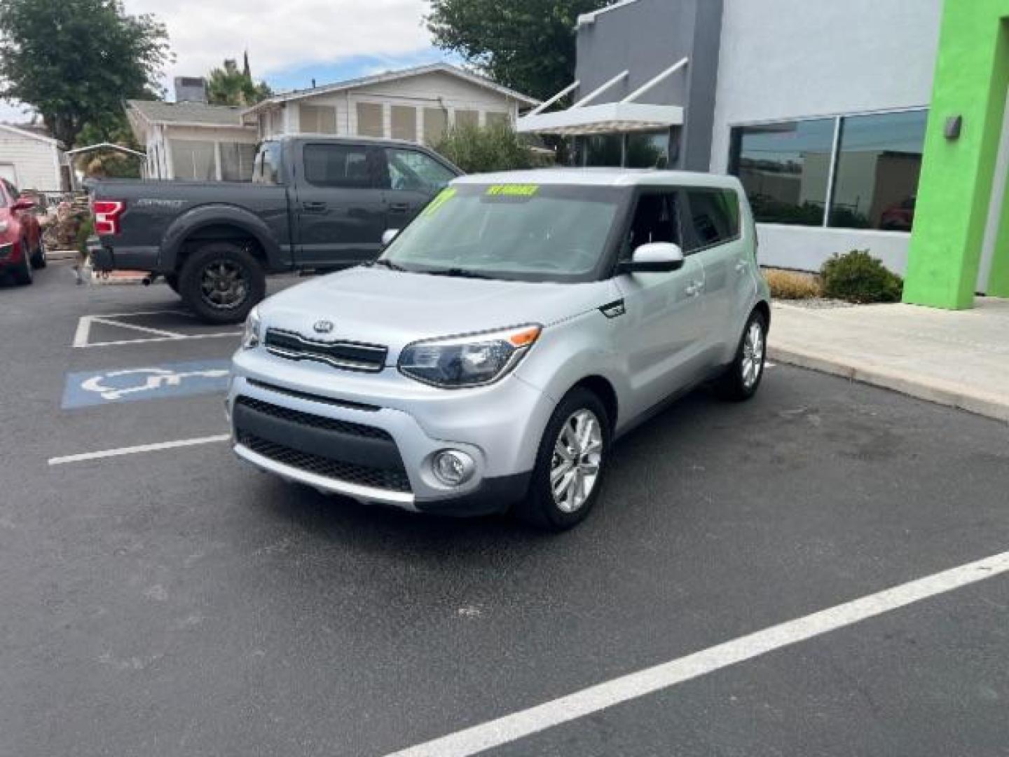 2017 Bright Silver /Gray 2-Tone Kia Soul + (KNDJP3A53H7) with an 2L I-4 gasoline direct injection engine, Automatic transmission, located at 940 North Main Street, Cedar City, UT, 84720, (435) 628-0023, 37.692936, -113.061897 - Photo#2