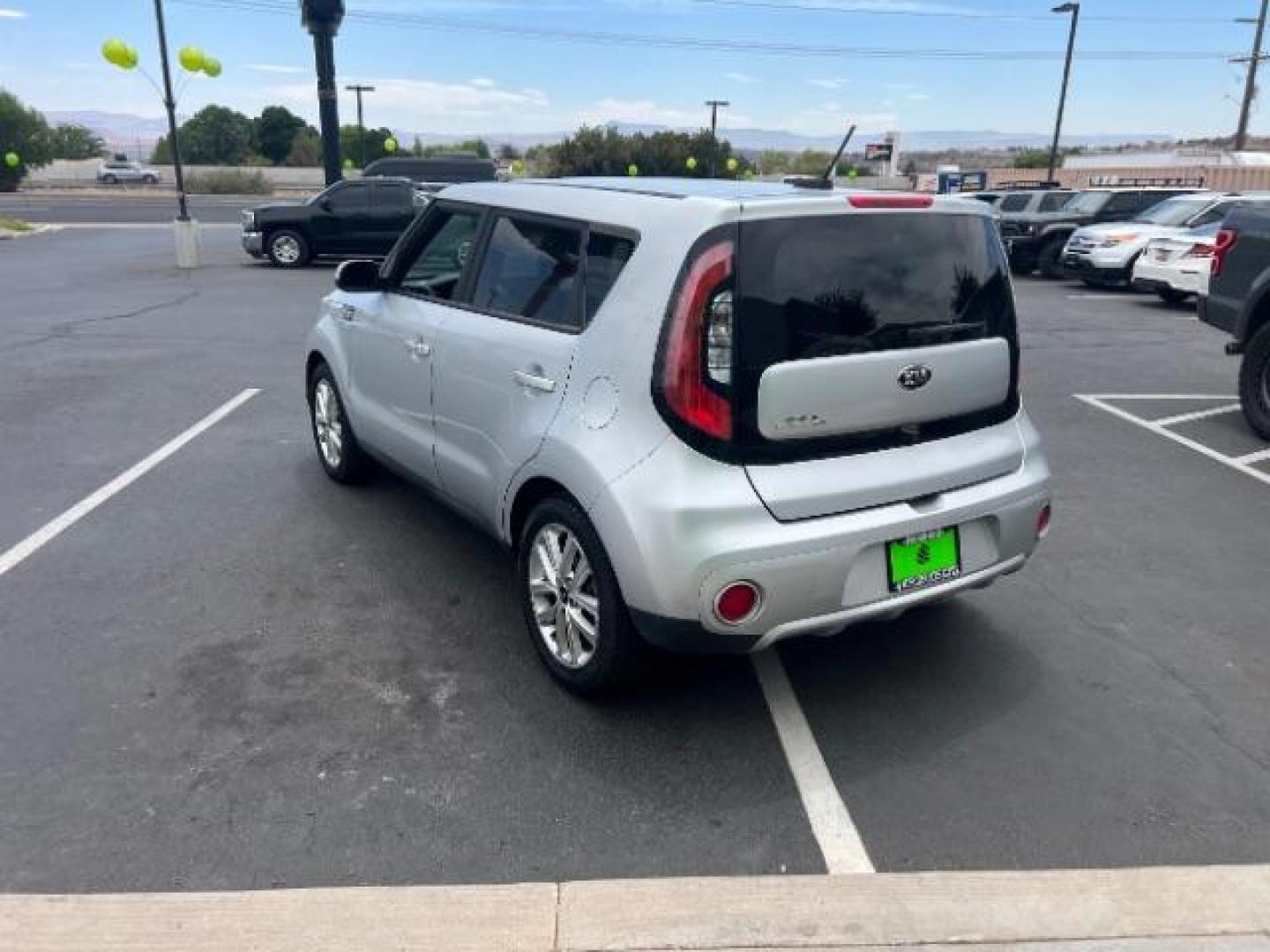 2017 Bright Silver /Gray 2-Tone Kia Soul + (KNDJP3A53H7) with an 2L I-4 gasoline direct injection engine, Automatic transmission, located at 940 North Main Street, Cedar City, UT, 84720, (435) 628-0023, 37.692936, -113.061897 - Photo#4