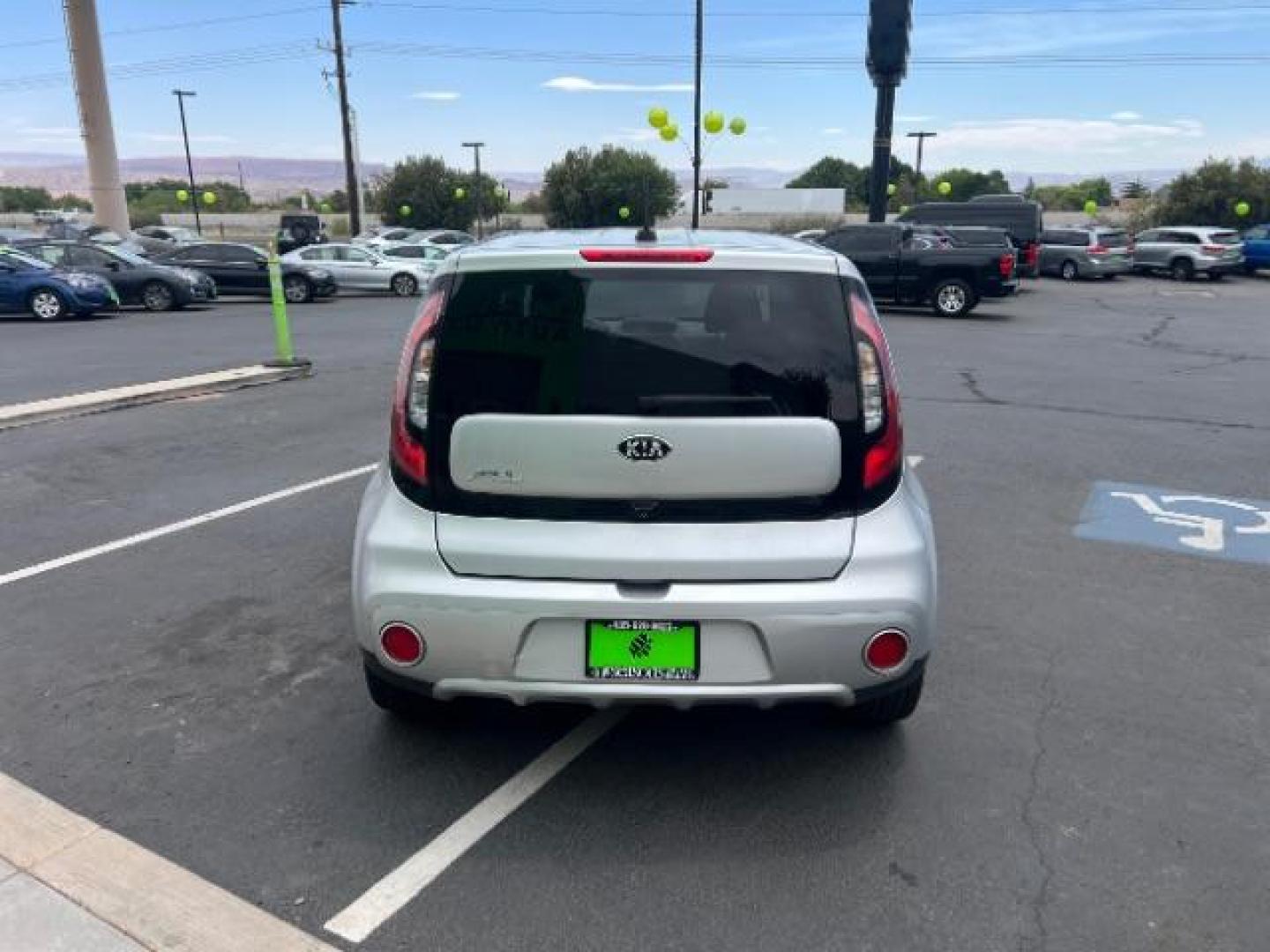 2017 Bright Silver /Gray 2-Tone Kia Soul + (KNDJP3A53H7) with an 2L I-4 gasoline direct injection engine, Automatic transmission, located at 940 North Main Street, Cedar City, UT, 84720, (435) 628-0023, 37.692936, -113.061897 - Photo#5