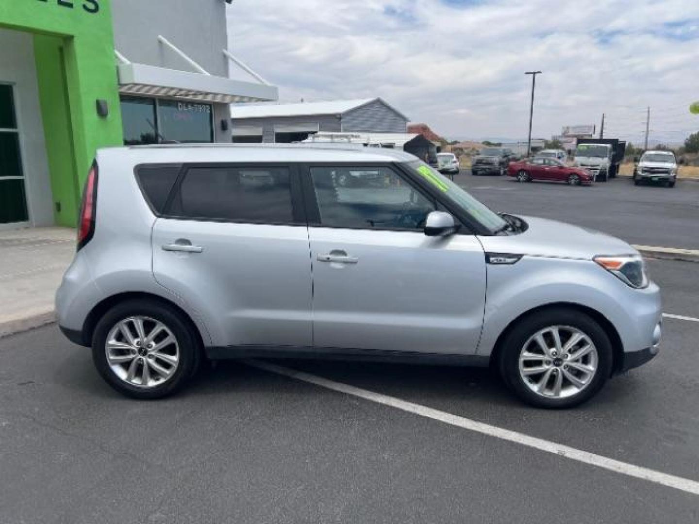 2017 Bright Silver /Gray 2-Tone Kia Soul + (KNDJP3A53H7) with an 2L I-4 gasoline direct injection engine, Automatic transmission, located at 940 North Main Street, Cedar City, UT, 84720, (435) 628-0023, 37.692936, -113.061897 - Photo#7