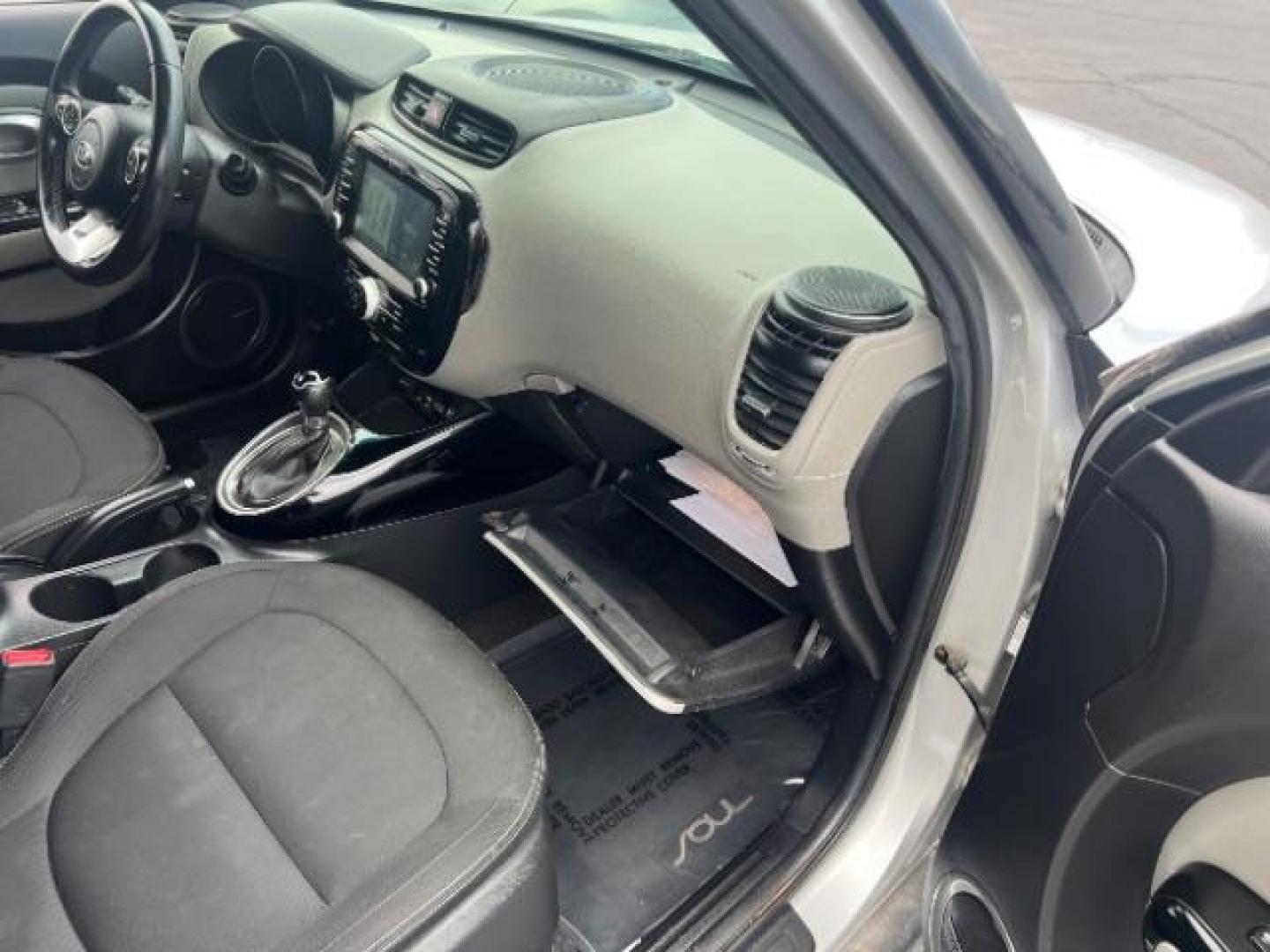 2017 Bright Silver /Gray 2-Tone Kia Soul + (KNDJP3A53H7) with an 2L I-4 gasoline direct injection engine, Automatic transmission, located at 940 North Main Street, Cedar City, UT, 84720, (435) 628-0023, 37.692936, -113.061897 - Photo#29