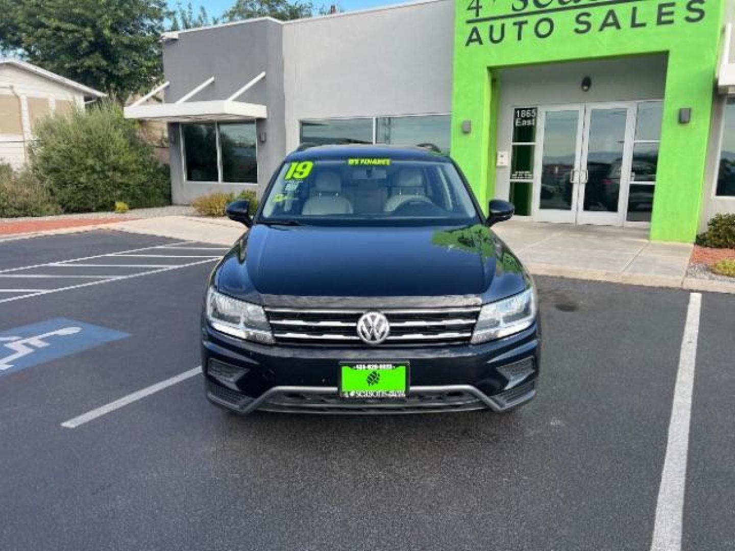 2019 Deep Black Pearl /Storm Gray Volkswagen Tiguan 2.0T S (3VV1B7AX0KM) with an 2L I-4 gasoline direct injection engine, Automatic transmission, located at 1865 East Red Hills Pkwy, St. George, 84770, (435) 628-0023, 37.120850, -113.543640 - We specialize in helping ALL people get the best financing available. No matter your credit score, good, bad or none we can get you an amazing rate. Had a bankruptcy, divorce, or repossessions? We give you the green light to get your credit back on the road. Low down and affordable payments that fit - Photo#1