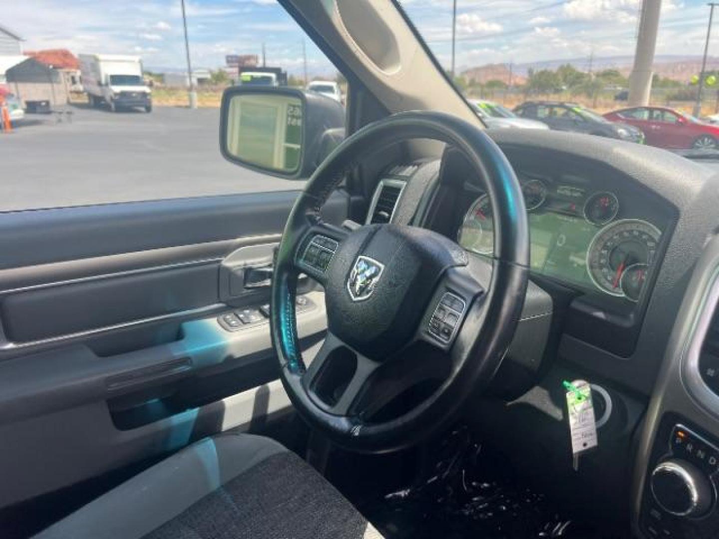 2018 New Holland Blue /Diesel Gray/Black Ram 1500 Big Horn Quad Cab 4x4 6'4 Box (1C6RR7GG5JS) with an EcoDiesel 3L V-6 diesel direct injection engine, Automatic transmission, located at 1865 East Red Hills Pkwy, St. George, 84770, (435) 628-0023, 37.120850, -113.543640 - We specialize in helping ALL people get the best financing available. No matter your credit score, good, bad or none we can get you an amazing rate. Had a bankruptcy, divorce, or repossessions? We give you the green light to get your credit back on the road. Low down and affordable payments that fit - Photo#27