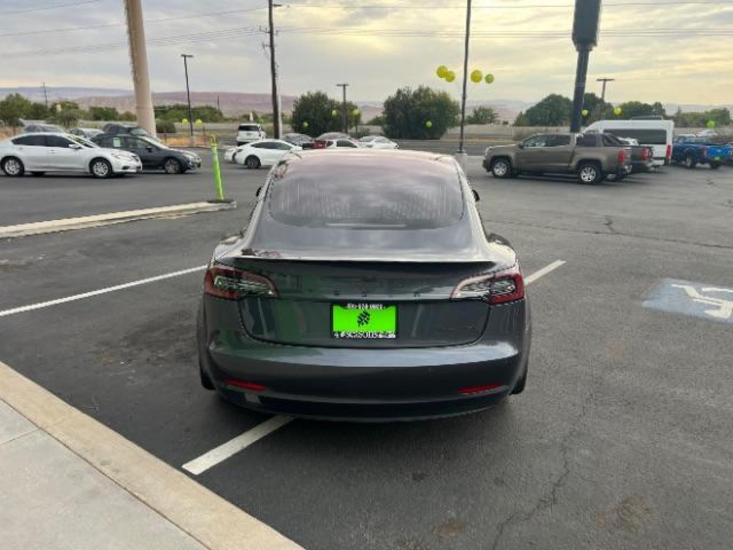 2018 Grey /White Tesla Model 3 Long Range (5YJ3E1EB6JF) with an ELECTRIC engine, Continuously Variable Transmission transmission, located at 1865 East Red Hills Pkwy, St. George, 84770, (435) 628-0023, 37.120850, -113.543640 - Photo#7