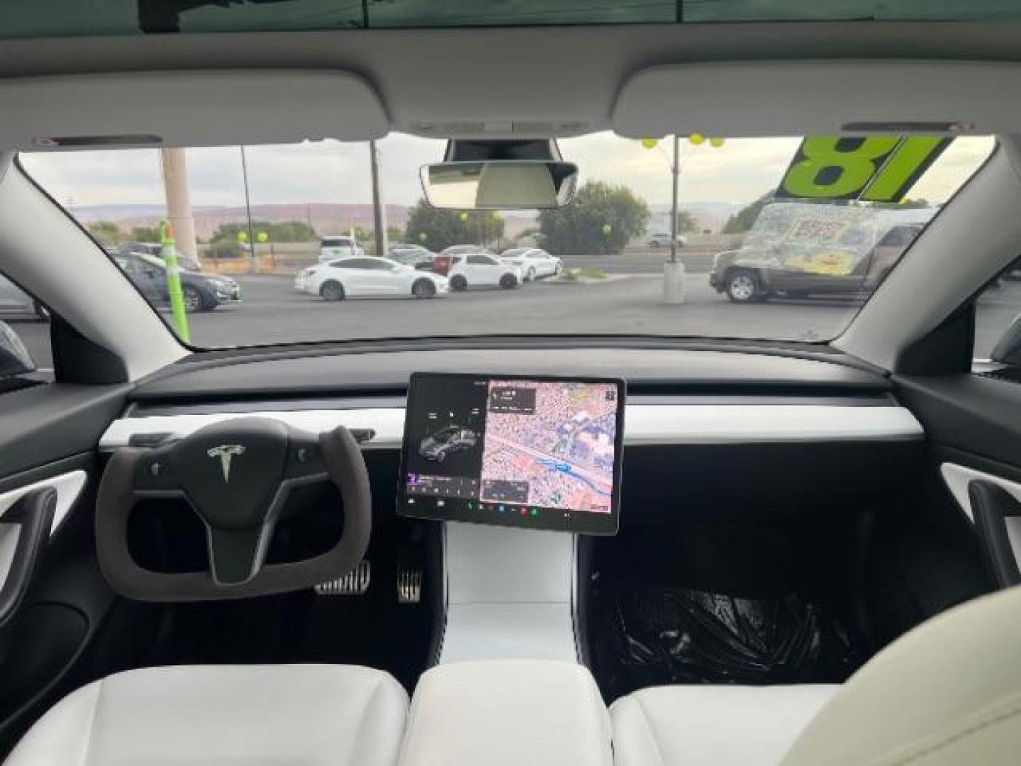 2018 Grey /White Tesla Model 3 Long Range (5YJ3E1EB6JF) with an ELECTRIC engine, Continuously Variable Transmission transmission, located at 1865 East Red Hills Pkwy, St. George, 84770, (435) 628-0023, 37.120850, -113.543640 - Photo#23