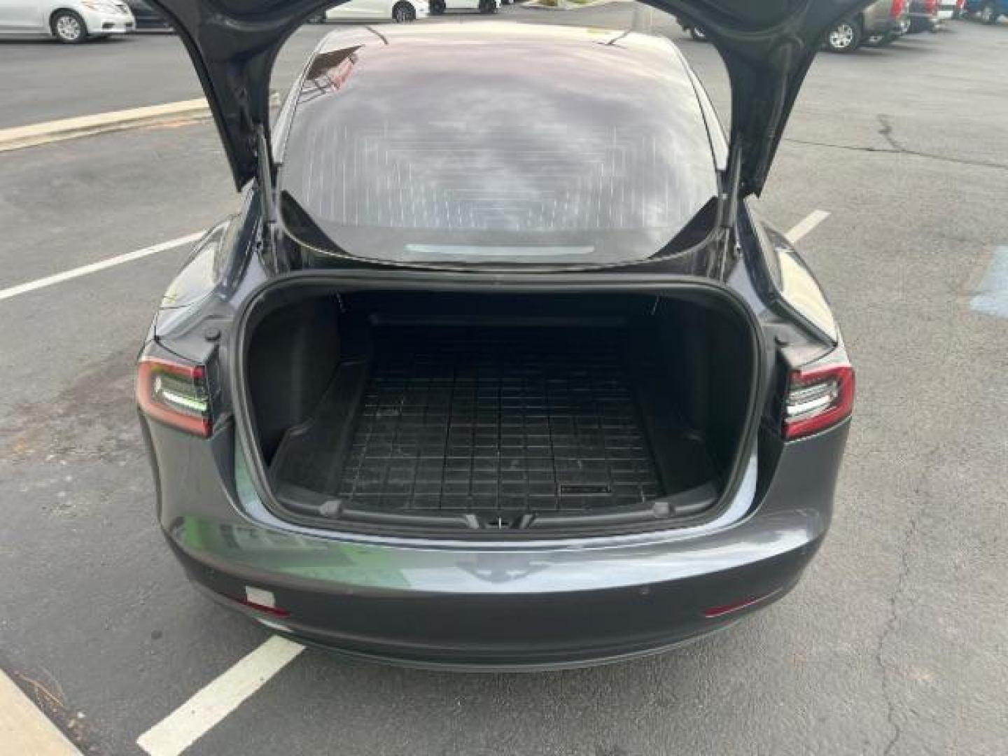 2018 Grey /White Tesla Model 3 Long Range (5YJ3E1EB6JF) with an ELECTRIC engine, Continuously Variable Transmission transmission, located at 1865 East Red Hills Pkwy, St. George, 84770, (435) 628-0023, 37.120850, -113.543640 - Photo#24