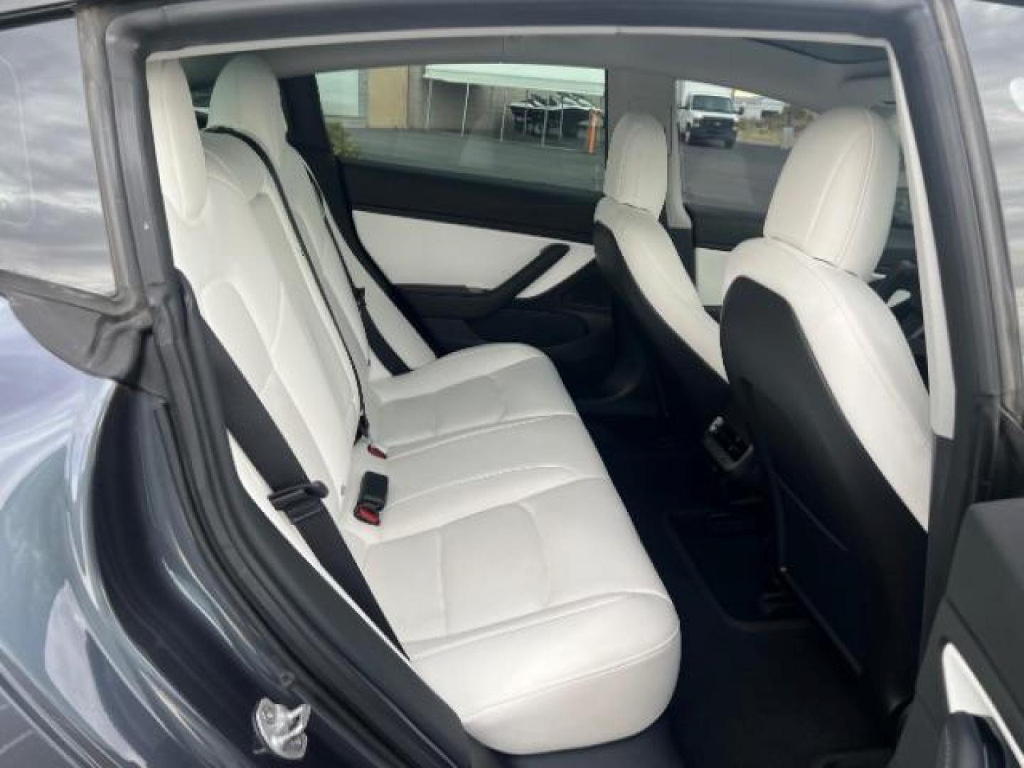 2018 Grey /White Tesla Model 3 Long Range (5YJ3E1EB6JF) with an ELECTRIC engine, Continuously Variable Transmission transmission, located at 1865 East Red Hills Pkwy, St. George, 84770, (435) 628-0023, 37.120850, -113.543640 - Photo#26
