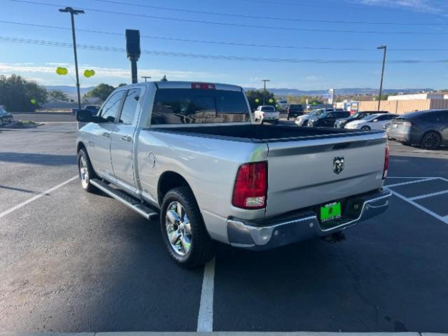 2018 Bright Silver Metallic Clearcoat /Diesel Gray/Black Ram 1500 Big Horn Quad Cab 4x4 6'4 Box (1C6RR7GG8JS) with an Pentastar 3.6L V-6 DOHC engine, Automatic transmission, located at 1865 East Red Hills Pkwy, St. George, 84770, (435) 628-0023, 37.120850, -113.543640 - We specialize in helping ALL people get the best financing available. No matter your credit score, good, bad or none we can get you an amazing rate. Had a bankruptcy, divorce, or repossessions? We give you the green light to get your credit back on the road. Low down and affordable payments that fit - Photo#4