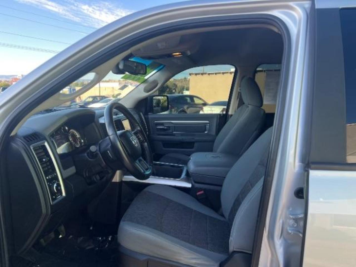 2018 Bright Silver Metallic Clearcoat /Diesel Gray/Black Ram 1500 Big Horn Quad Cab 4x4 6'4 Box (1C6RR7GG8JS) with an Pentastar 3.6L V-6 DOHC engine, Automatic transmission, located at 1865 East Red Hills Pkwy, St. George, 84770, (435) 628-0023, 37.120850, -113.543640 - We specialize in helping ALL people get the best financing available. No matter your credit score, good, bad or none we can get you an amazing rate. Had a bankruptcy, divorce, or repossessions? We give you the green light to get your credit back on the road. Low down and affordable payments that fit - Photo#14