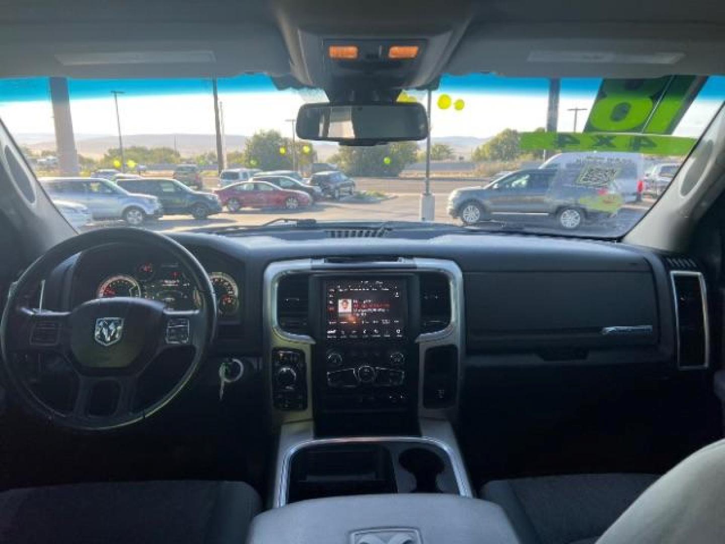 2018 Bright Silver Metallic Clearcoat /Diesel Gray/Black Ram 1500 Big Horn Quad Cab 4x4 6'4 Box (1C6RR7GG8JS) with an Pentastar 3.6L V-6 DOHC engine, Automatic transmission, located at 1865 East Red Hills Pkwy, St. George, 84770, (435) 628-0023, 37.120850, -113.543640 - We specialize in helping ALL people get the best financing available. No matter your credit score, good, bad or none we can get you an amazing rate. Had a bankruptcy, divorce, or repossessions? We give you the green light to get your credit back on the road. Low down and affordable payments that fit - Photo#23