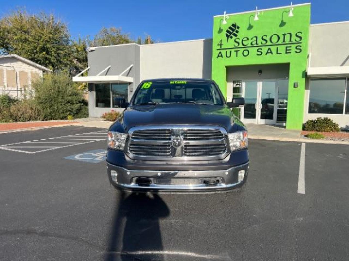 2016 Granite Crystal Metallic Clearcoat /Diesel Gray/Black Ram 1500 Big Horn (1C6RR7LM2GS) with an EcoDiesel 3L V-6 diesel direct injection engine, Automatic transmission, located at 1865 East Red Hills Pkwy, St. George, 84770, (435) 628-0023, 37.120850, -113.543640 - We specialize in helping ALL people get the best financing available. No matter your credit score, good, bad or none we can get you an amazing rate. Had a bankruptcy, divorce, or repossessions? We give you the green light to get your credit back on the road. Low down and affordable payments that fit - Photo#1