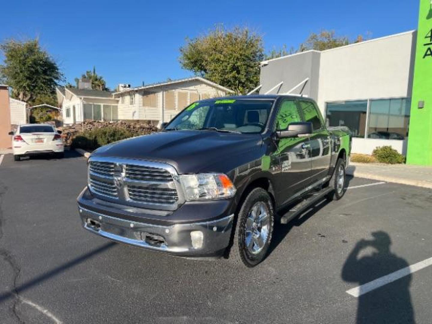 2016 Granite Crystal Metallic Clearcoat /Diesel Gray/Black Ram 1500 Big Horn (1C6RR7LM2GS) with an EcoDiesel 3L V-6 diesel direct injection engine, Automatic transmission, located at 1865 East Red Hills Pkwy, St. George, 84770, (435) 628-0023, 37.120850, -113.543640 - We specialize in helping ALL people get the best financing available. No matter your credit score, good, bad or none we can get you an amazing rate. Had a bankruptcy, divorce, or repossessions? We give you the green light to get your credit back on the road. Low down and affordable payments that fit - Photo#2