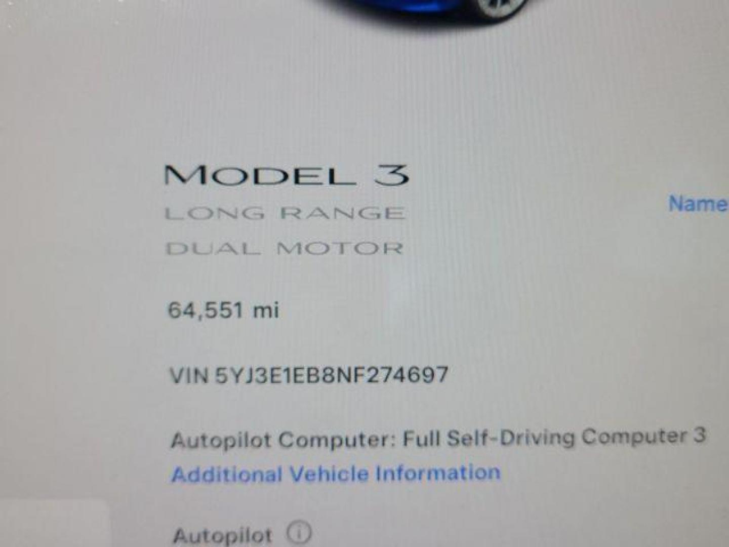 2022 Deep Blue Metallic /Black Tesla Model 3 Long Range Dual Motor All-Wheel Drive (5YJ3E1EB8NF) , located at 1865 East Red Hills Pkwy, St. George, 84770, (435) 628-0023, 37.120850, -113.543640 - ****Price includes $4k IRS EV REBATE**** We are approved to file the EV rebate directly with the IRS. We recived the funds in 7 days and take credit off the price of car. Check with IRS EV website to be sure you qualify. This program ends Sept 30th so ACT FAST! This Tesla is an AWD Long Range. Bat - Photo#4