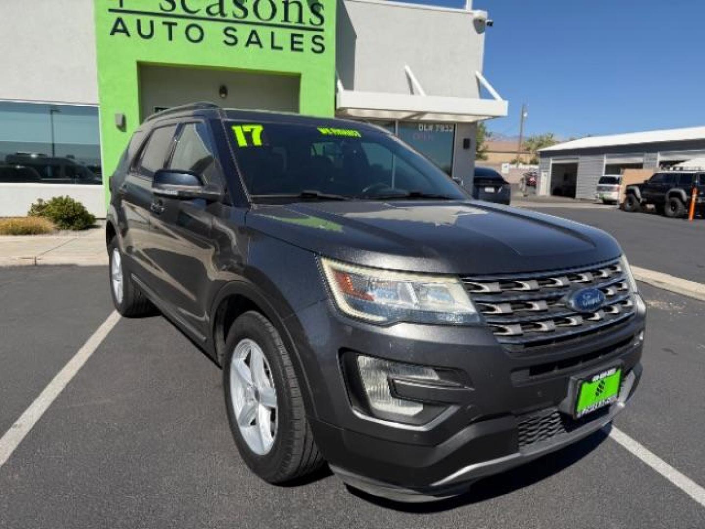 2017 Magnetic Metallic /Ebony Black Ford Explorer XLT (1FM5K8D86HG) with an EcoBoost 2.3L I-4 gasoline direct injection engine, Automatic transmission, located at 1865 East Red Hills Pkwy, St. George, 84770, (435) 628-0023, 37.120850, -113.543640 - We specialize in helping ALL people get the best financing available. No matter your credit score, good, bad or none we can get you an amazing rate. Had a bankruptcy, divorce, or repossessions? We give you the green light to get your credit back on the road. Low down and affordable payments that fit - Photo#0