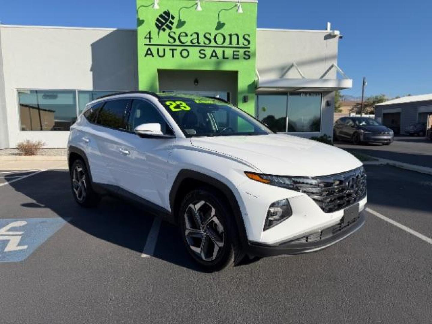 2023 Serenity White Pearl /Black Hyundai Tucson Limited (5NMJECAEXPH) with an Smartstream 2.5L I-4 port/direct injection engine, located at 1865 East Red Hills Pkwy, St. George, 84770, (435) 628-0023, 37.120850, -113.543640 - We specialize in helping ALL people get the best financing available. No matter your credit score, good, bad or none we can get you an amazing rate. Had a bankruptcy, divorce, or repossessions? We give you the green light to get your credit back on the road. Low down and affordable payments that fit - Photo#0