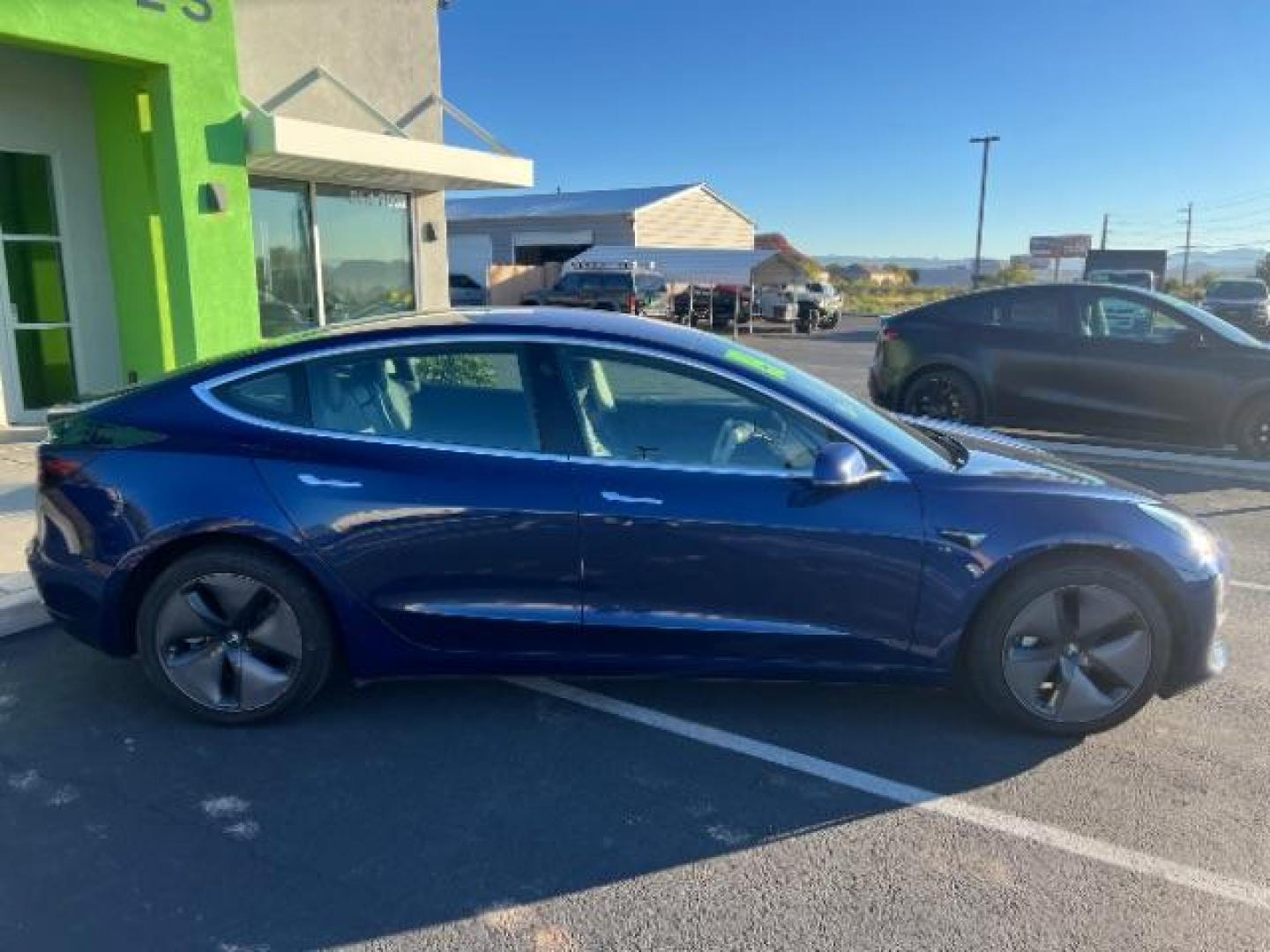2019 Deep Blue Metallic /Black Tesla Model 3 Long Range Dual Motor All-Wheel Drive | AWD (5YJ3E1EB0KF) with an ELECTRIC engine, Electric transmission, located at 1865 East Red Hills Pkwy, St. George, 84770, (435) 628-0023, 37.120850, -113.543640 - Photo#9