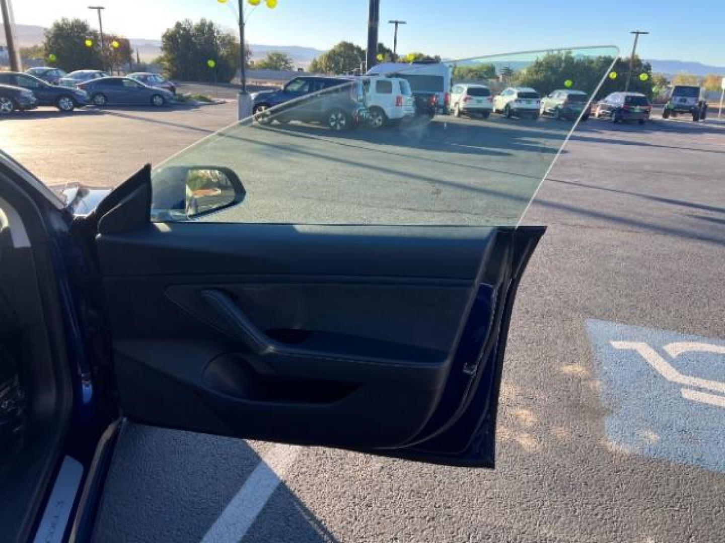 2019 Deep Blue Metallic /Black Tesla Model 3 Long Range Dual Motor All-Wheel Drive | AWD (5YJ3E1EB0KF) with an ELECTRIC engine, Electric transmission, located at 1865 East Red Hills Pkwy, St. George, 84770, (435) 628-0023, 37.120850, -113.543640 - Photo#27