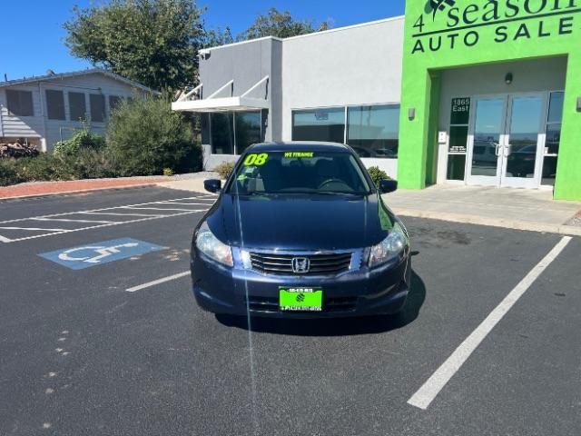 2008 Royal Blue Pearl /Black Honda Accord 2.4 LX-P (1HGCP26438A) with an 2.4L I-4 DOHC engine, AUTOMATIC transmission, located at 1865 East Red Hills Pkwy, St. George, 84770, (435) 628-0023, 37.120850, -113.543640- Photo#1