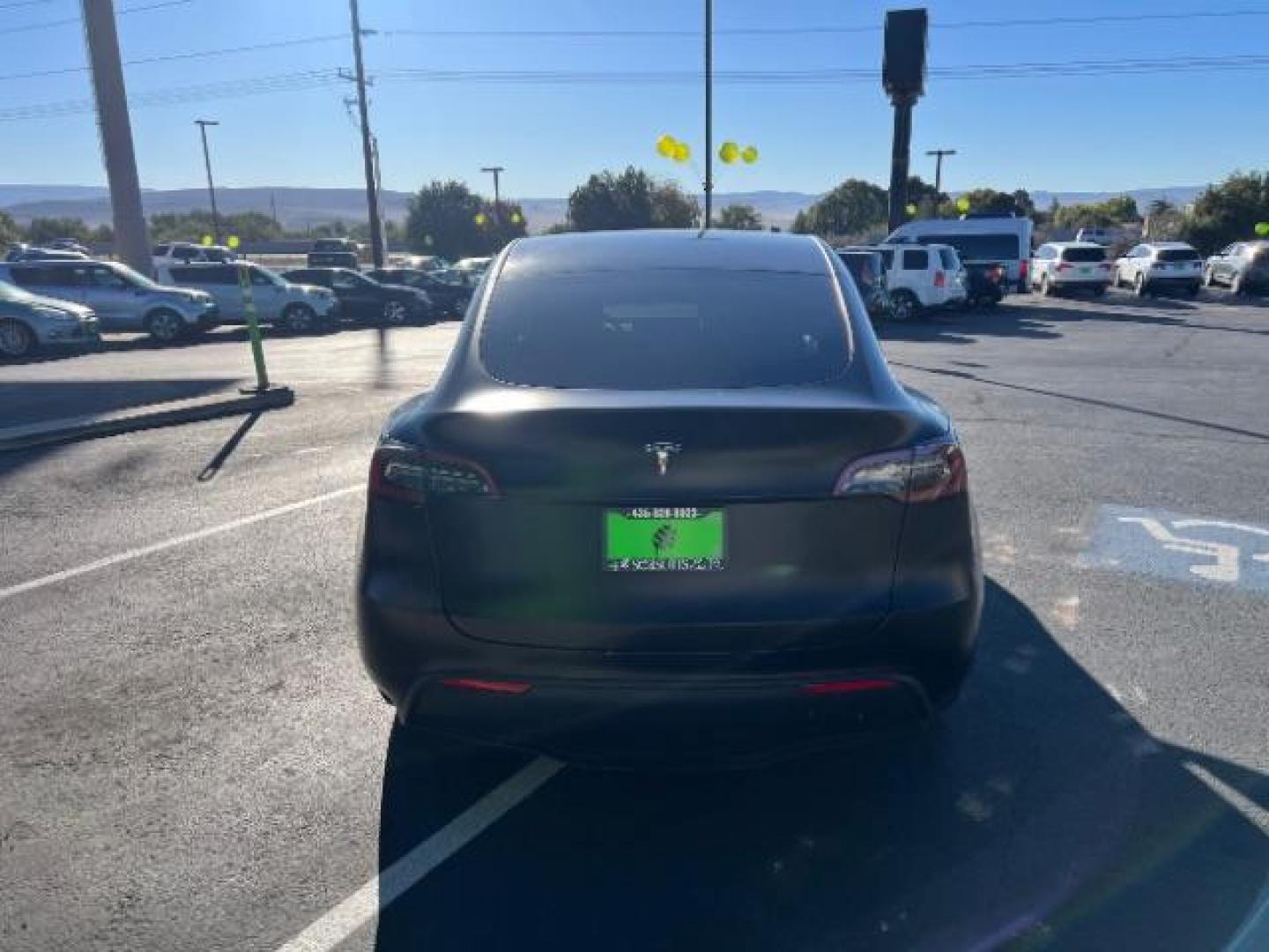 2021 Solid Black /Black Tesla Model Y Long Range Dual Motor All-Wheel Drive (5YJYGAEE5MF) with an ELECTRIC engine, Continuously Variable Transmission transmission, located at 1865 East Red Hills Pkwy, St. George, 84770, (435) 628-0023, 37.120850, -113.543640 - Photo#7