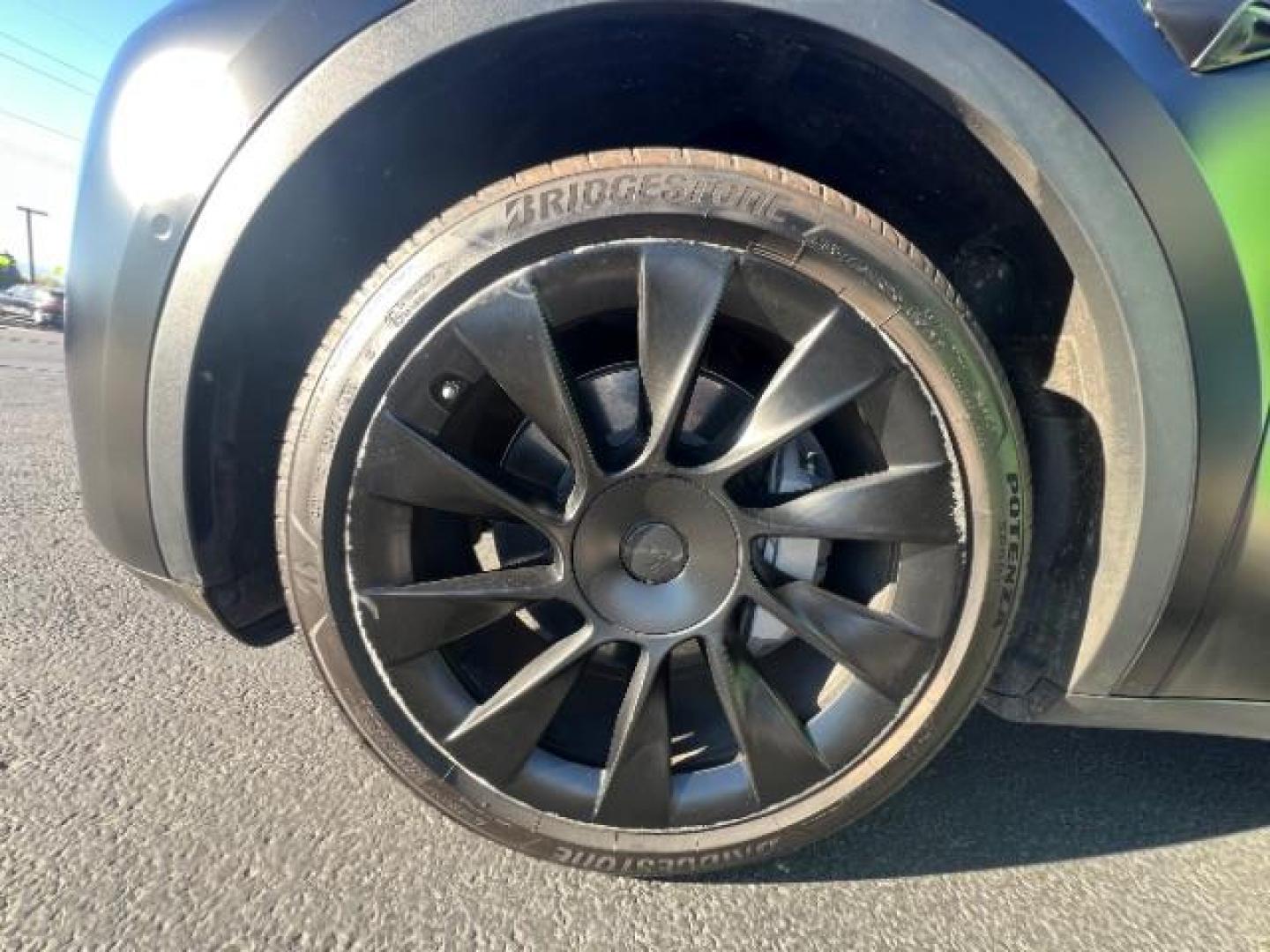 2021 Solid Black /Black Tesla Model Y Long Range Dual Motor All-Wheel Drive (5YJYGAEE5MF) with an ELECTRIC engine, Continuously Variable Transmission transmission, located at 1865 East Red Hills Pkwy, St. George, 84770, (435) 628-0023, 37.120850, -113.543640 - Photo#12