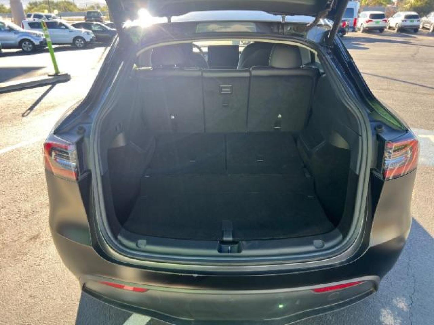 2021 Solid Black /Black Tesla Model Y Long Range Dual Motor All-Wheel Drive (5YJYGAEE5MF) with an ELECTRIC engine, Continuously Variable Transmission transmission, located at 1865 East Red Hills Pkwy, St. George, 84770, (435) 628-0023, 37.120850, -113.543640 - Photo#25