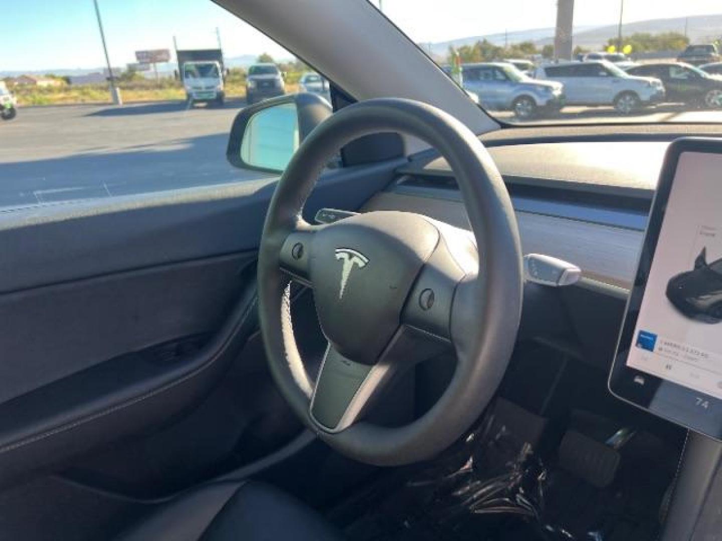 2021 Solid Black /Black Tesla Model Y Long Range Dual Motor All-Wheel Drive (5YJYGAEE5MF) with an ELECTRIC engine, Continuously Variable Transmission transmission, located at 1865 East Red Hills Pkwy, St. George, 84770, (435) 628-0023, 37.120850, -113.543640 - Photo#30