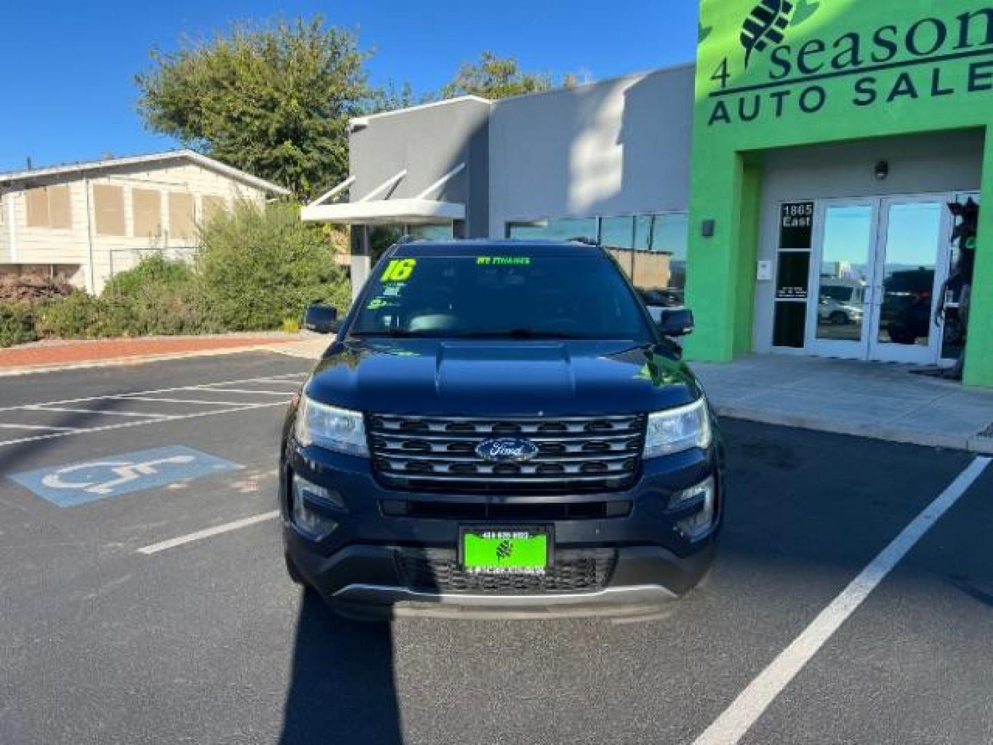 2016 Blue Jeans Metallic /Ebony Black Ford Explorer XLT (1FM5K7D81GG) with an EcoBoost 2.3L I-4 gasoline direct injection engine, Automatic transmission, located at 1865 East Red Hills Pkwy, St. George, 84770, (435) 628-0023, 37.120850, -113.543640 - Photo#1