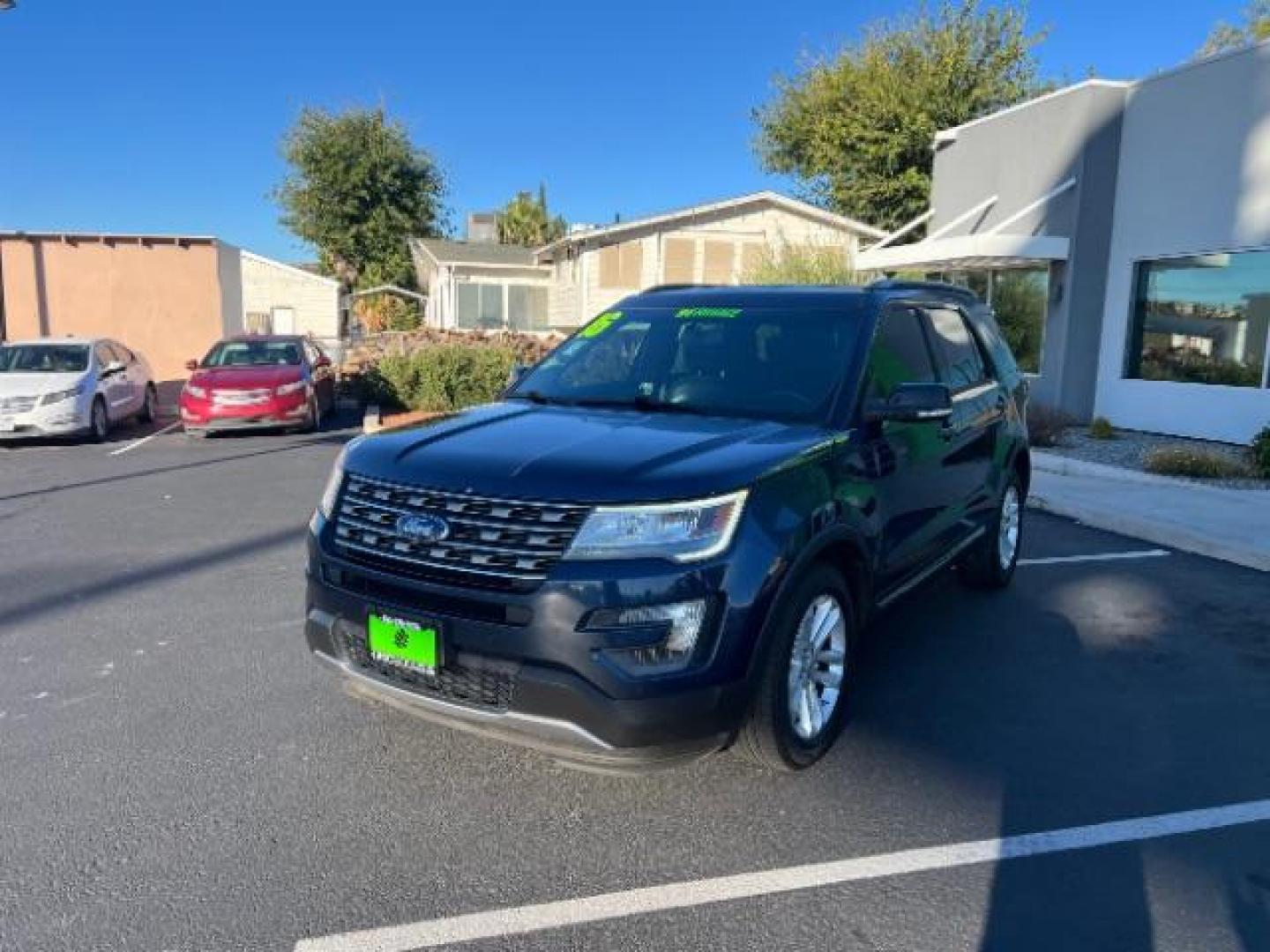 2016 Blue Jeans Metallic /Ebony Black Ford Explorer XLT (1FM5K7D81GG) with an EcoBoost 2.3L I-4 gasoline direct injection engine, Automatic transmission, located at 1865 East Red Hills Pkwy, St. George, 84770, (435) 628-0023, 37.120850, -113.543640 - Photo#2