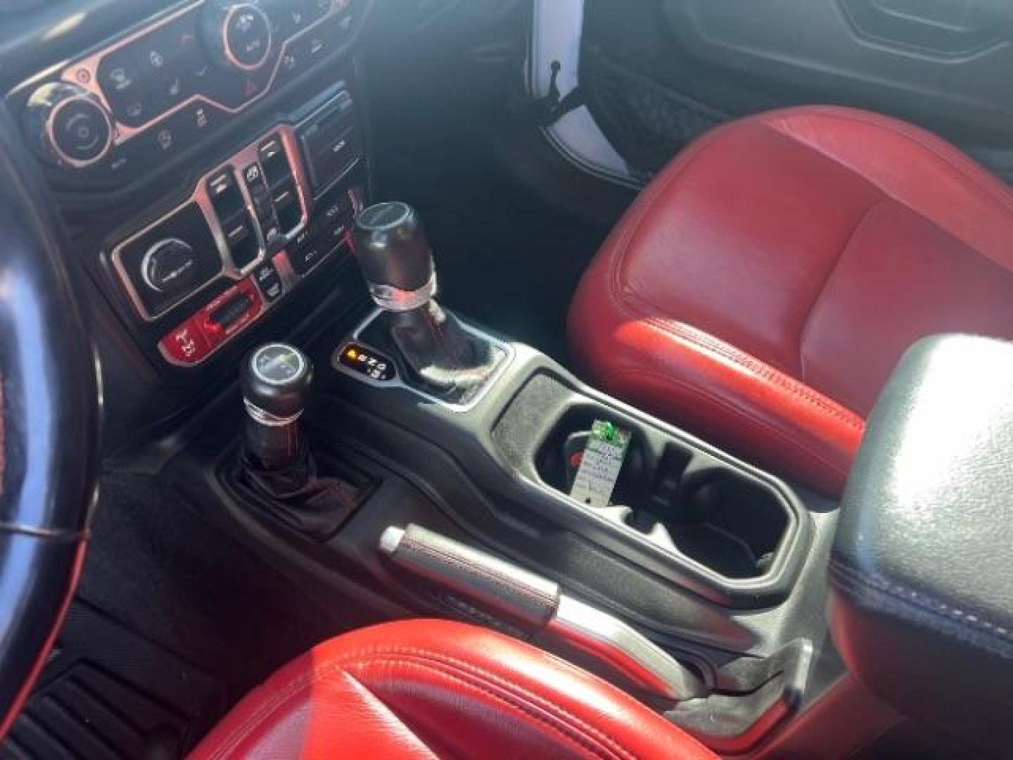 2021 Bright White Clearcoat /Red Jeep Gladiator Rubicon 4X4 (1C6JJTBG1ML) with an 3.6L V-6 DOHC engine, AUTOMATIC transmission, located at 1865 East Red Hills Pkwy, St. George, 84770, (435) 628-0023, 37.120850, -113.543640 - Classy red and white Gladiator rubicon with lift and tires. Great condition and drives straight. Specs: GVWR: 6,250 lbs w/Max Tow Package LED LIGHTING GROUP - AD6 Includes Daytime Running Lamps LED Accents LED Park Turn Lamps Front LED Fog Lamps LED Premium Reflector Headlamps LED Taillamps SA - Photo#18