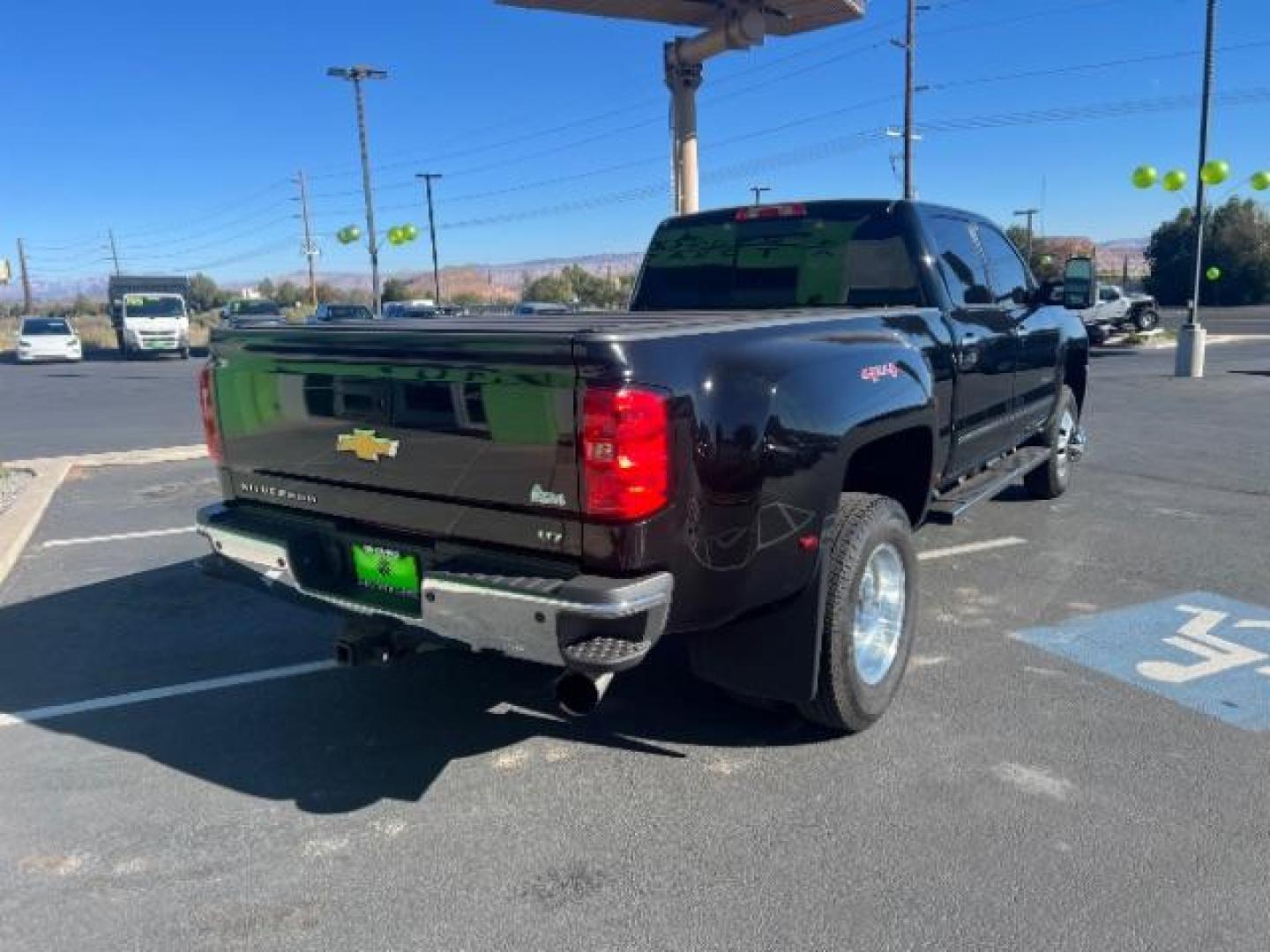 2015 Black /Dark Ash/Jet Black Chevrolet Silverado 3500HD LTZ (1GC4K0E83FF) with an Vortec 6L V-8 variable valve control engine, Automatic transmission, located at 1865 East Red Hills Pkwy, St. George, 84770, (435) 628-0023, 37.120850, -113.543640 - Photo#6