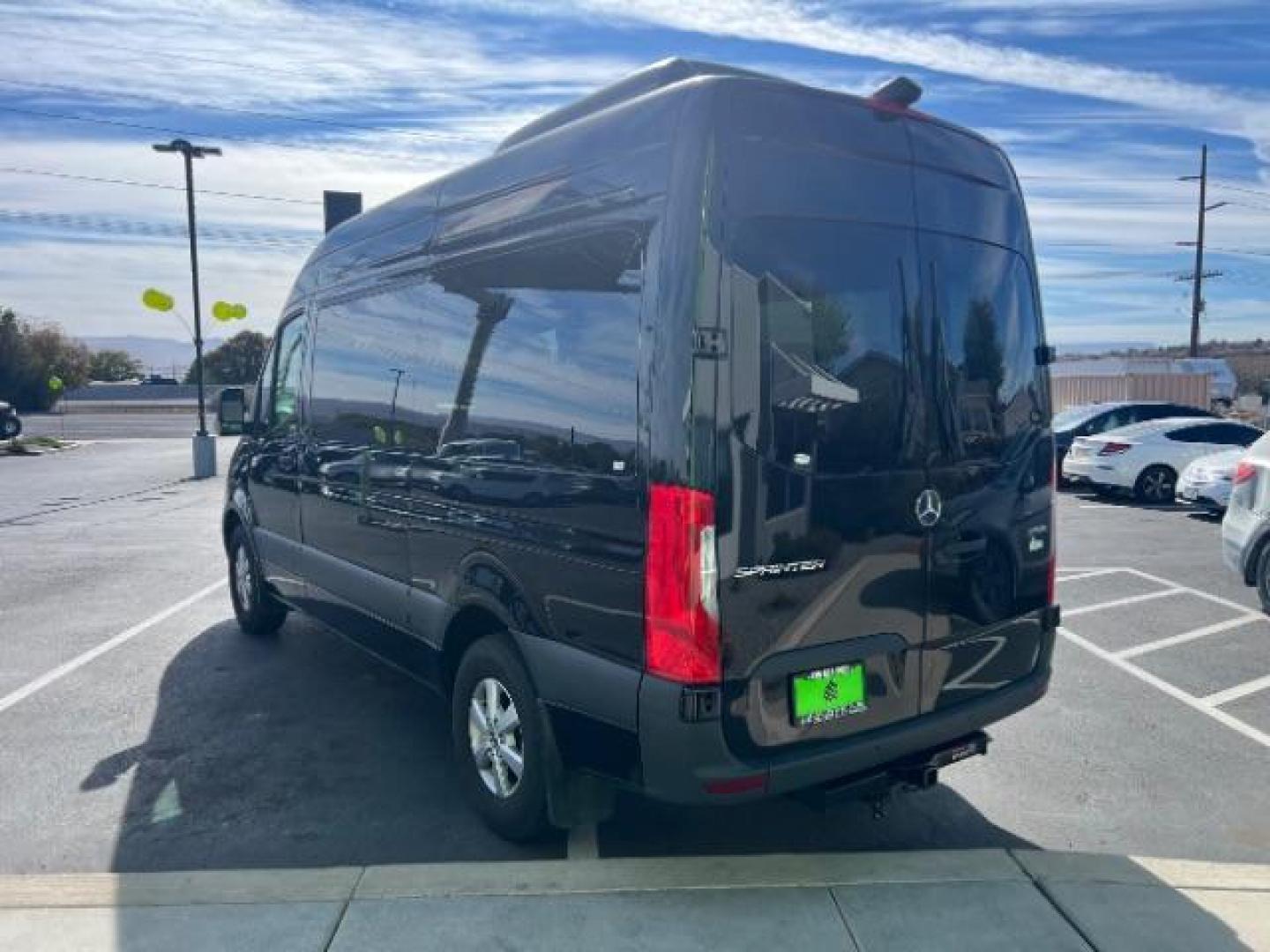 2024 Jet Black /Black Mercedes-Benz Sprinter 2500 Standard Roof 4-Cyl Diesel HO (W1Z4NFHY5RP) with an 2L I-4 diesel direct injection engine, Automatic transmission, located at 1865 East Red Hills Pkwy, St. George, 84770, (435) 628-0023, 37.120850, -113.543640 - Spotless Sprinter ready to take your whole family on a road trip. Fully serviced and nearly perfect. Lots of options like 360 backup camera, Lane assist, tow hitch, navigation, large radio screen, leather seats, high output engine: Automatic Parking Back-Up Camera Blind Spot Monitor Bluetooth Conne - Photo#4