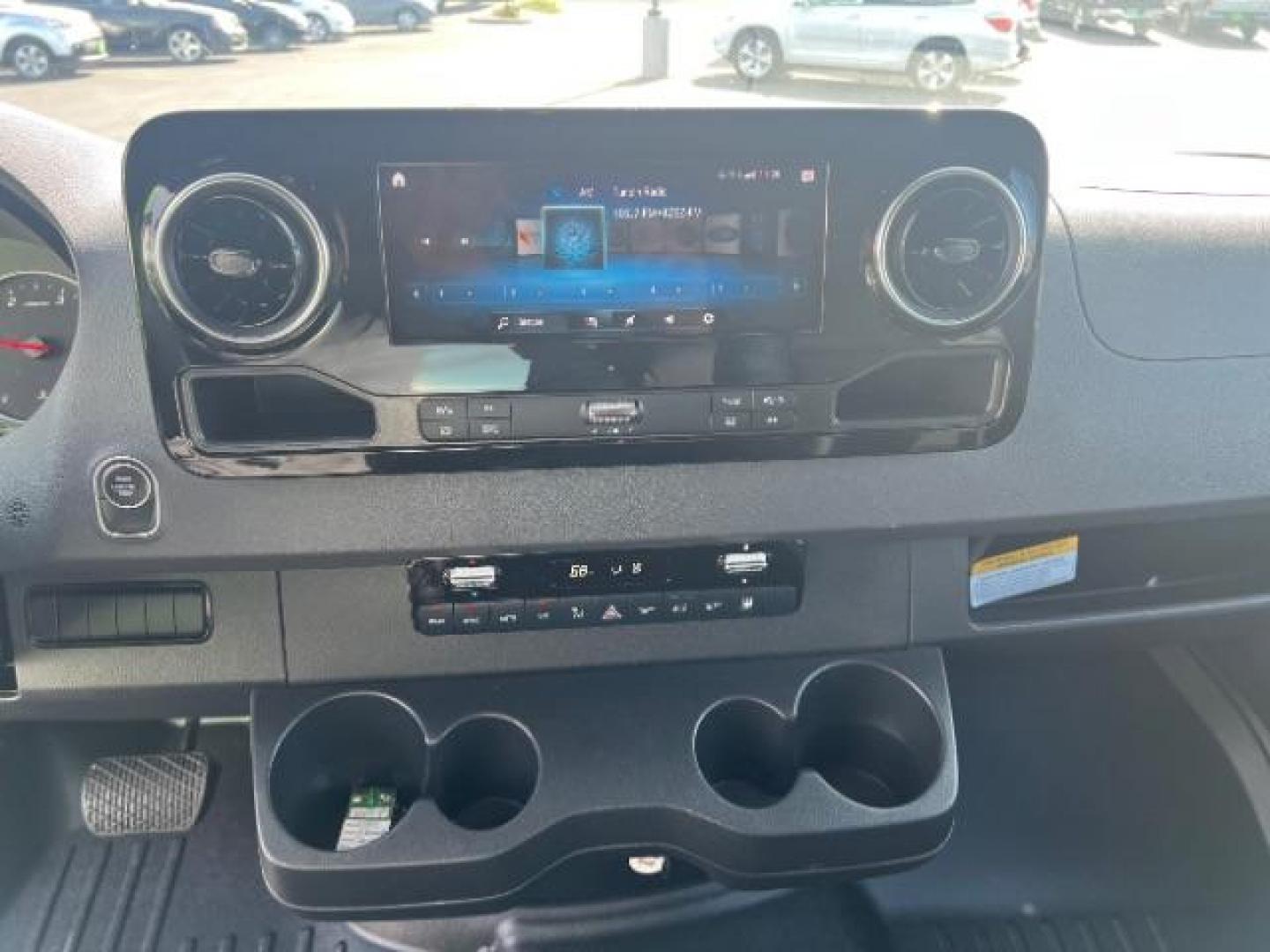 2024 Jet Black /Black Mercedes-Benz Sprinter 2500 Standard Roof 4-Cyl Diesel HO (W1Z4NFHY5RP) with an 2L I-4 diesel direct injection engine, Automatic transmission, located at 1865 East Red Hills Pkwy, St. George, 84770, (435) 628-0023, 37.120850, -113.543640 - Spotless Sprinter ready to take your whole family on a road trip. Fully serviced and nearly perfect. Lots of options like 360 backup camera, Lane assist, tow hitch, navigation, large radio screen, leather seats, high output engine: Automatic Parking Back-Up Camera Blind Spot Monitor Bluetooth Conne - Photo#17