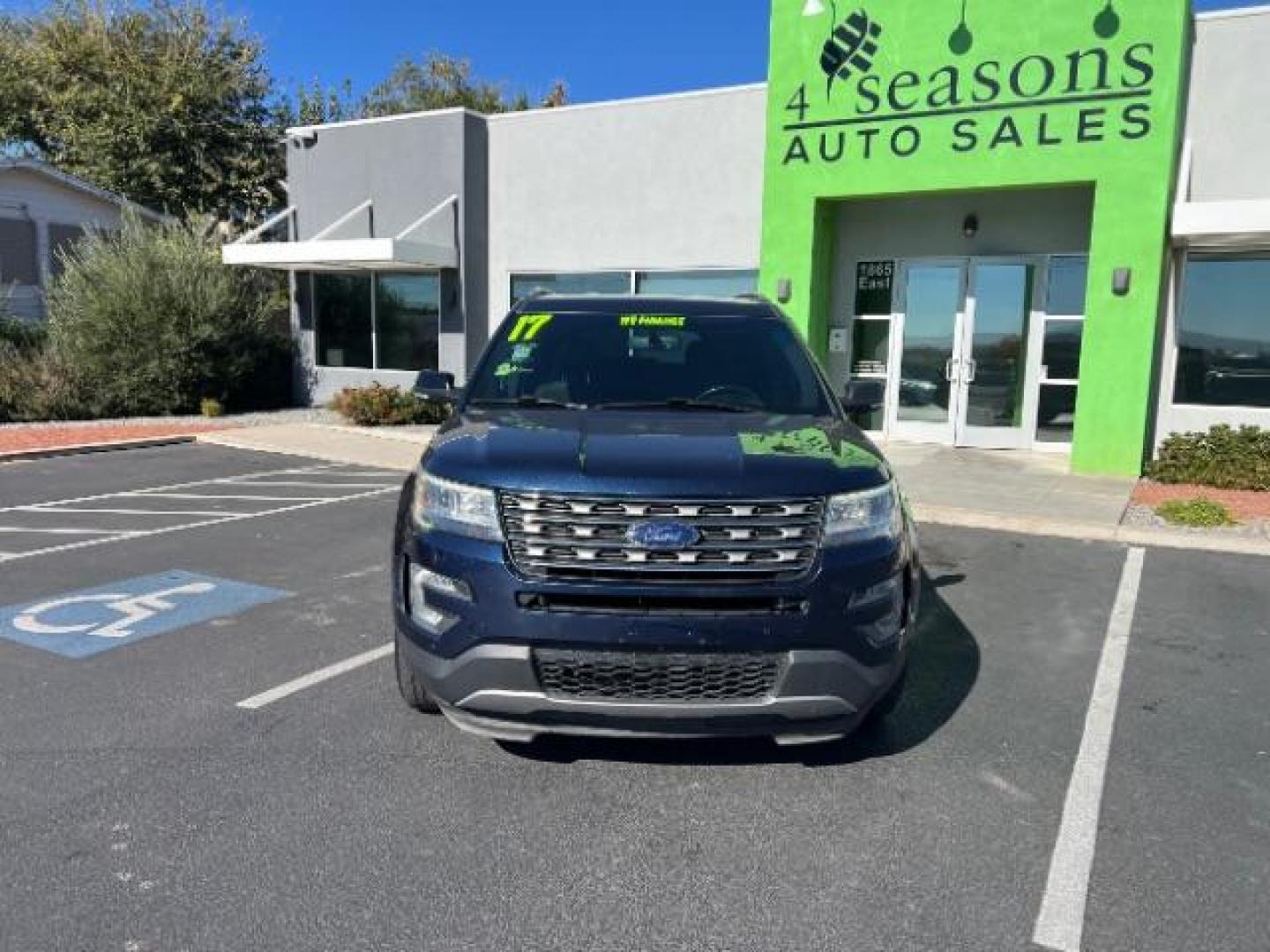 2017 Blue Jeans Metallic /Ebony Black Ford Explorer XLT (1FM5K8D8XHG) with an EcoBoost 2.3L I-4 gasoline direct injection engine, Automatic transmission, located at 1865 East Red Hills Pkwy, St. George, 84770, (435) 628-0023, 37.120850, -113.543640 - We specialize in helping ALL people get the best financing available. No matter your credit score, good, bad or none we can get you an amazing rate. Had a bankruptcy, divorce, or repossessions? We give you the green light to get your credit back on the road. Low down and affordable payments that fit - Photo#1