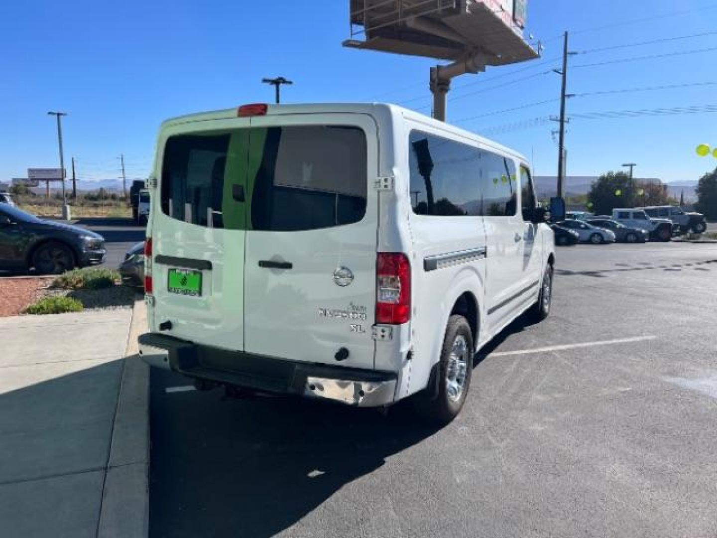 2020 Glacier White /Beige Nissan NV Passenger NV3500 HD SL (5BZAF0AA3LN) with an Endurance 5.6L V-8 gasoline direct injection engine, Automatic transmission, located at 1865 East Red Hills Pkwy, St. George, 84770, (435) 628-0023, 37.120850, -113.543640 - Spotless NV3500 SL ready for the whole family. 2wd but we can arrange the 4x4 convertions for you if desired. V8, Tow, Cruise control Other High Value Options: 3rd Row Seat Back-up Camera Bluetooth Connection Chrome Wheels Climate Control Fog Lamps Heated Front Seat Leather Seats Multi-Zo - Photo#6