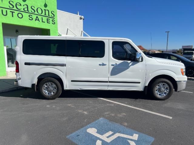 2020 Glacier White /Beige Nissan NV Passenger NV3500 HD SL (5BZAF0AA3LN) with an Endurance 5.6L V-8 gasoline direct injection engine, Automatic transmission, located at 1865 East Red Hills Pkwy, St. George, 84770, (435) 628-0023, 37.120850, -113.543640 - Spotless NV3500 SL ready for the whole family. 2wd but we can arrange the 4x4 convertions for you if desired. V8, Tow, Cruise control Other High Value Options: 3rd Row Seat Back-up Camera Bluetooth Connection Chrome Wheels Climate Control Fog Lamps Heated Front Seat Leather Seats Multi-Zo - Photo#7