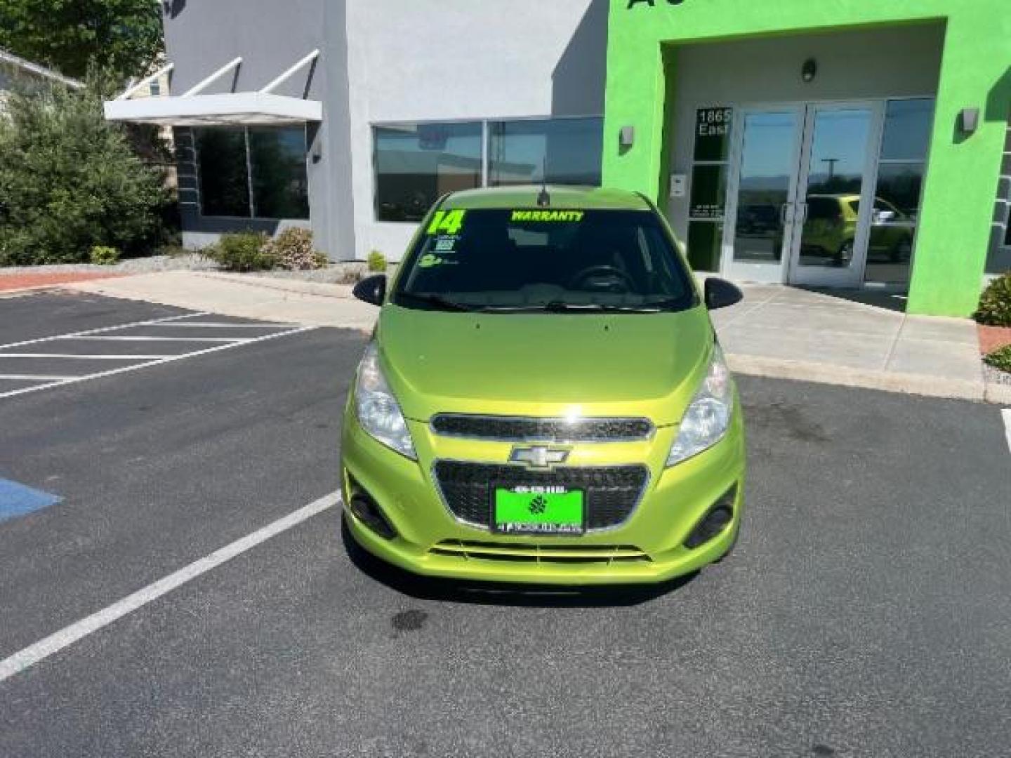 2014 Lime /Green w/Green Trim Chevrolet Spark 1LT Auto (KL8CD6S94EC) with an Ecotec 1.2L I-4 DOHC engine, Automatic transmission, located at 1865 East Red Hills Pkwy, St. George, 84770, (435) 628-0023, 37.120850, -113.543640 - Photo#1