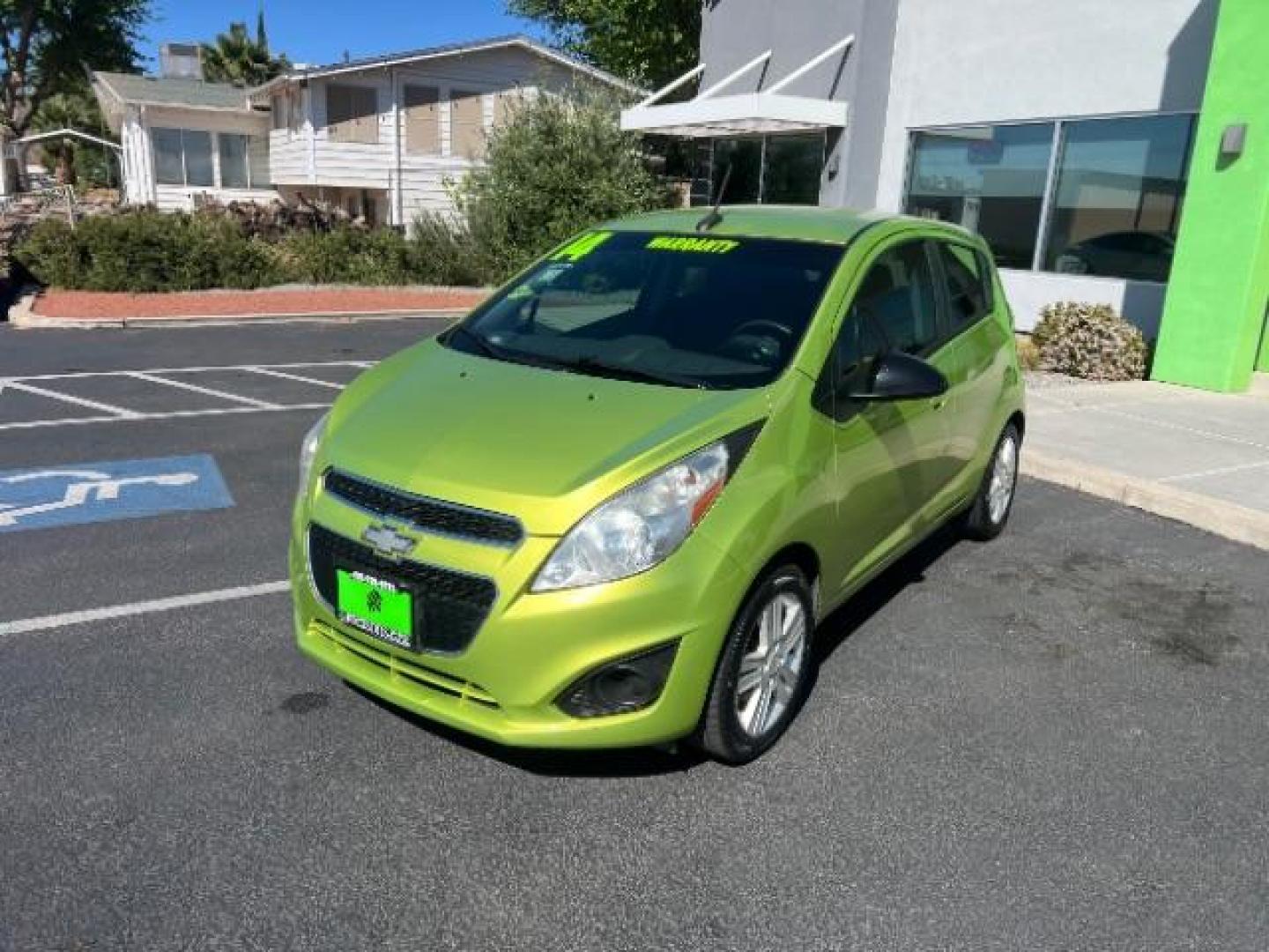 2014 Lime /Green w/Green Trim Chevrolet Spark 1LT Auto (KL8CD6S94EC) with an Ecotec 1.2L I-4 DOHC engine, Automatic transmission, located at 1865 East Red Hills Pkwy, St. George, 84770, (435) 628-0023, 37.120850, -113.543640 - Photo#2