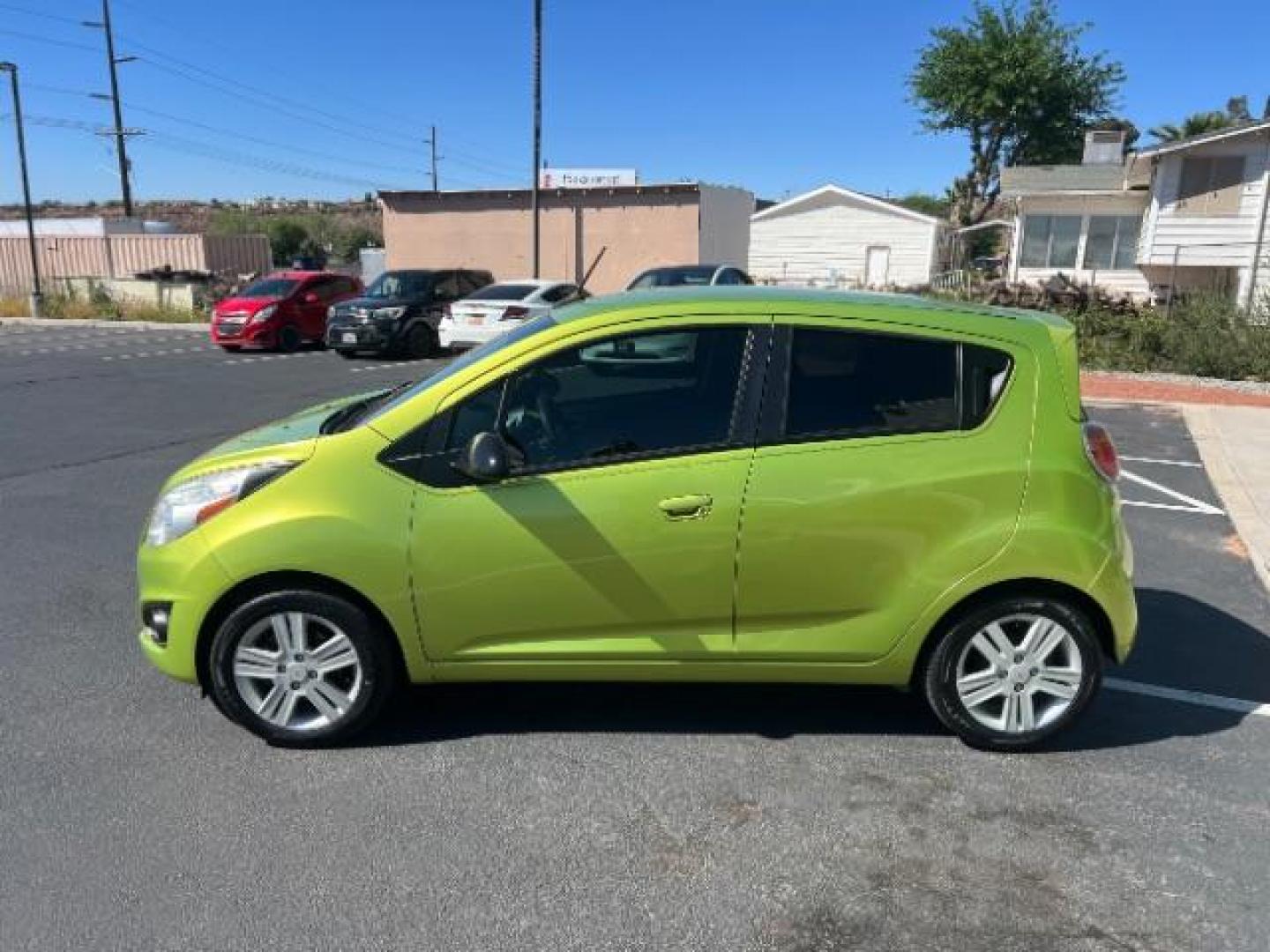 2014 Lime /Green w/Green Trim Chevrolet Spark 1LT Auto (KL8CD6S94EC) with an Ecotec 1.2L I-4 DOHC engine, Automatic transmission, located at 1865 East Red Hills Pkwy, St. George, 84770, (435) 628-0023, 37.120850, -113.543640 - Photo#3