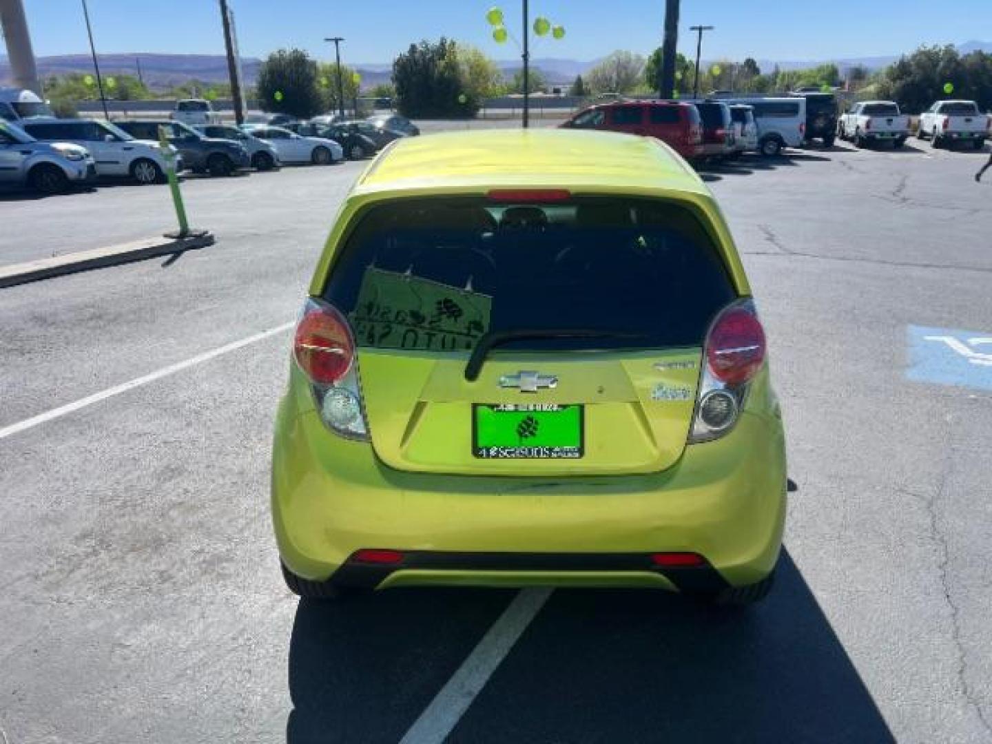 2014 Lime /Green w/Green Trim Chevrolet Spark 1LT Auto (KL8CD6S94EC) with an Ecotec 1.2L I-4 DOHC engine, Automatic transmission, located at 1865 East Red Hills Pkwy, St. George, 84770, (435) 628-0023, 37.120850, -113.543640 - Photo#5