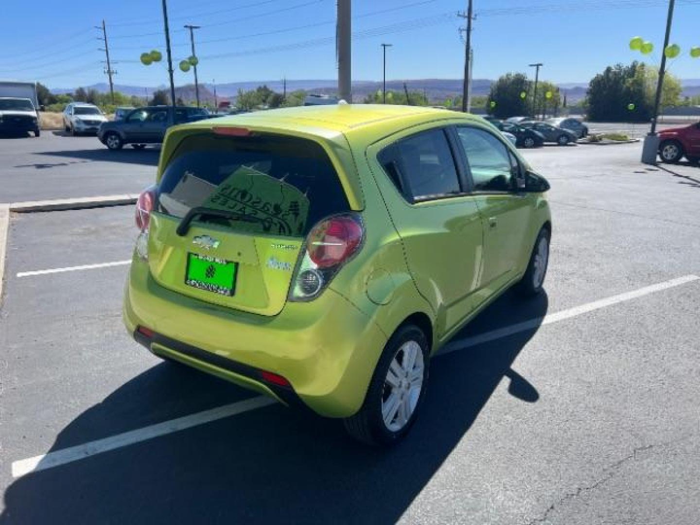 2014 Lime /Green w/Green Trim Chevrolet Spark 1LT Auto (KL8CD6S94EC) with an Ecotec 1.2L I-4 DOHC engine, Automatic transmission, located at 1865 East Red Hills Pkwy, St. George, 84770, (435) 628-0023, 37.120850, -113.543640 - Photo#6