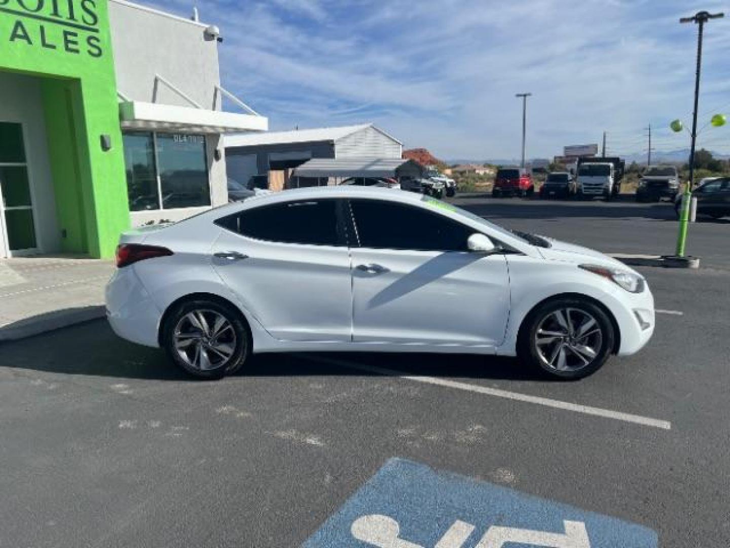 2016 Quartz White Pearl /Black Hyundai Elantra Limited (5NPDH4AE3GH) with an Nu 1.8L I-4 DOHC engine, Automatic transmission, located at 940 North Main Street, Cedar City, UT, 84720, (435) 628-0023, 37.692936, -113.061897 - We specialize in helping ALL people get the best financing available. No matter your credit score, good, bad or none we can get you an amazing rate. Had a bankruptcy, divorce, or repossessions? We give you the green light to get your credit back on the road. Low down and affordable payments that fit - Photo#7